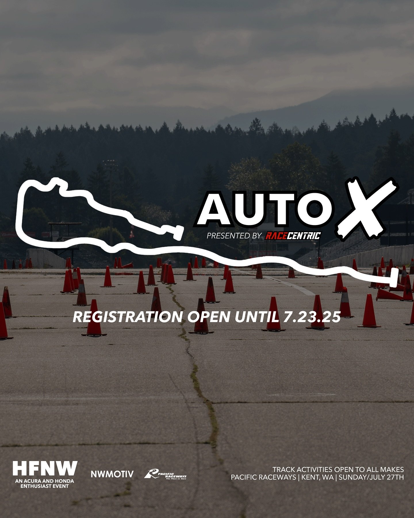 We received some requests to reopen AutoX registration so here you go! Registration for AutoX presented by @racecentric will be open again until Wednesday! Click the link in our bio to register! This is your last chance! It is open to all makes and m