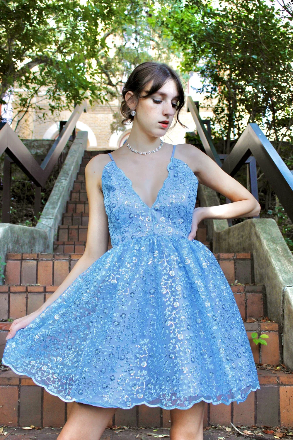 V-Neck Homecoming Dress Pattern  PaperStxrs