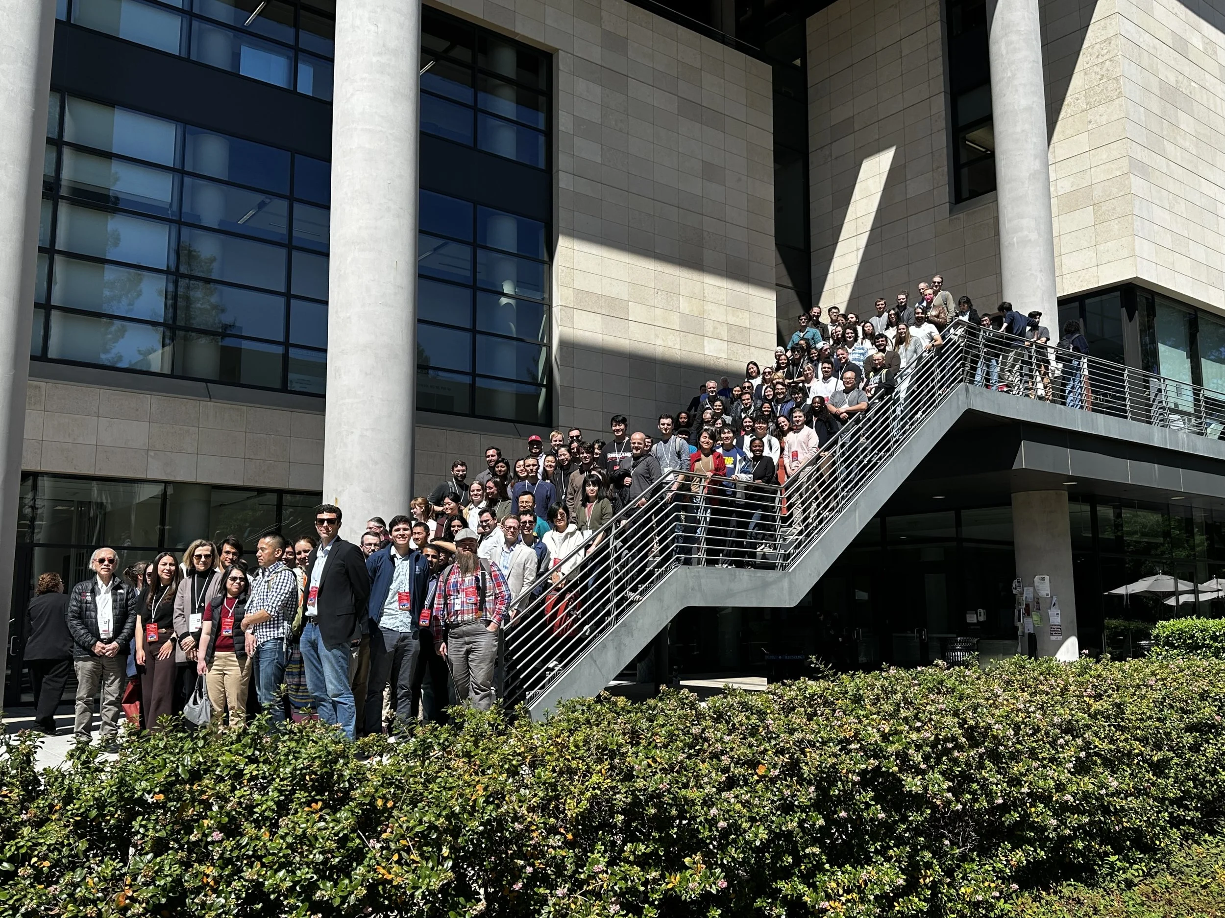 Attendees at the 2026 Spring Bay Area CryoEM Meeting at Stanford's Li Ka Shing Event Center - hosted by Prof. Wah Chiu