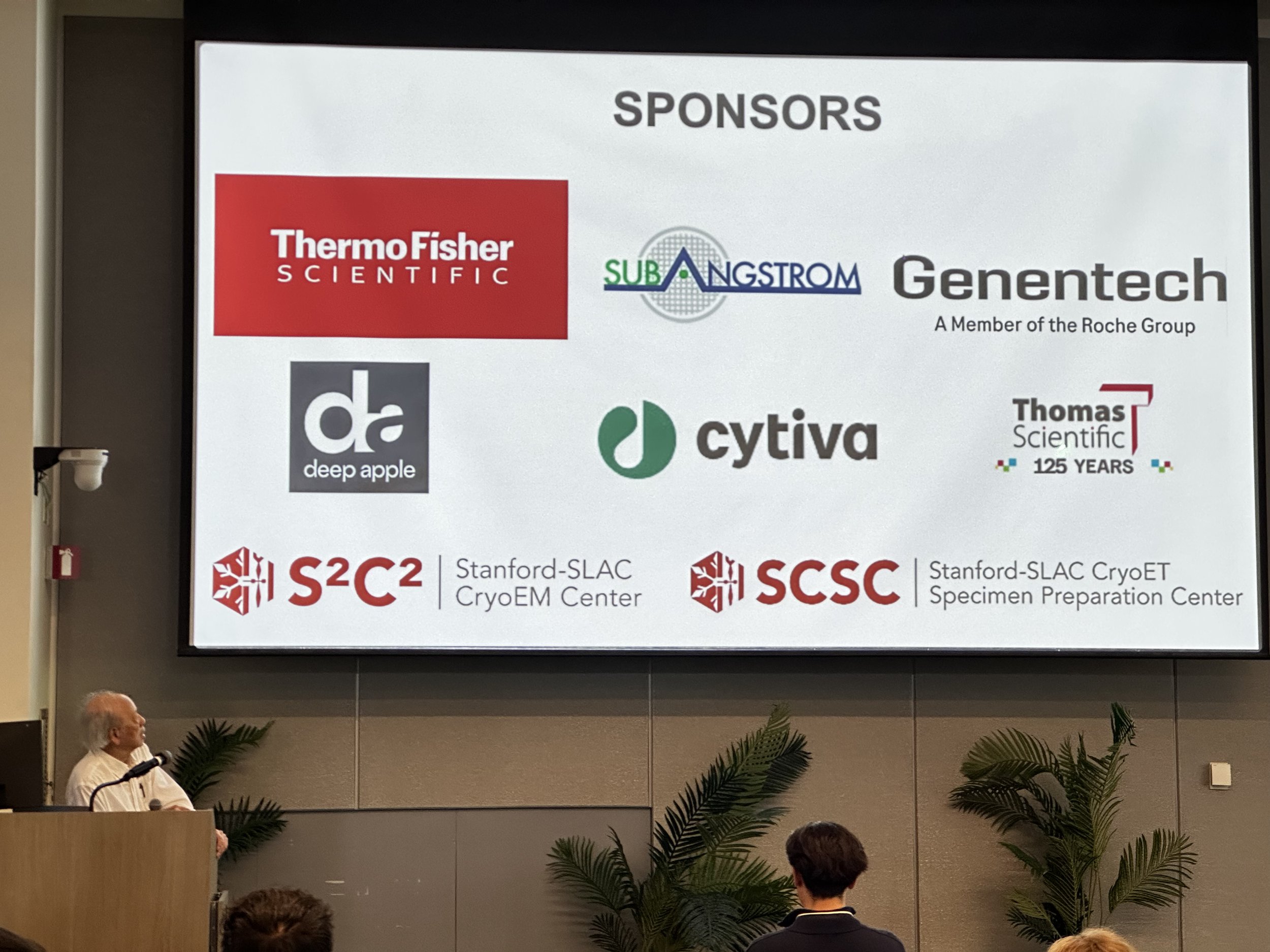 acknowledging our sponsors, without which we would not have been able to have such a pleasant event.