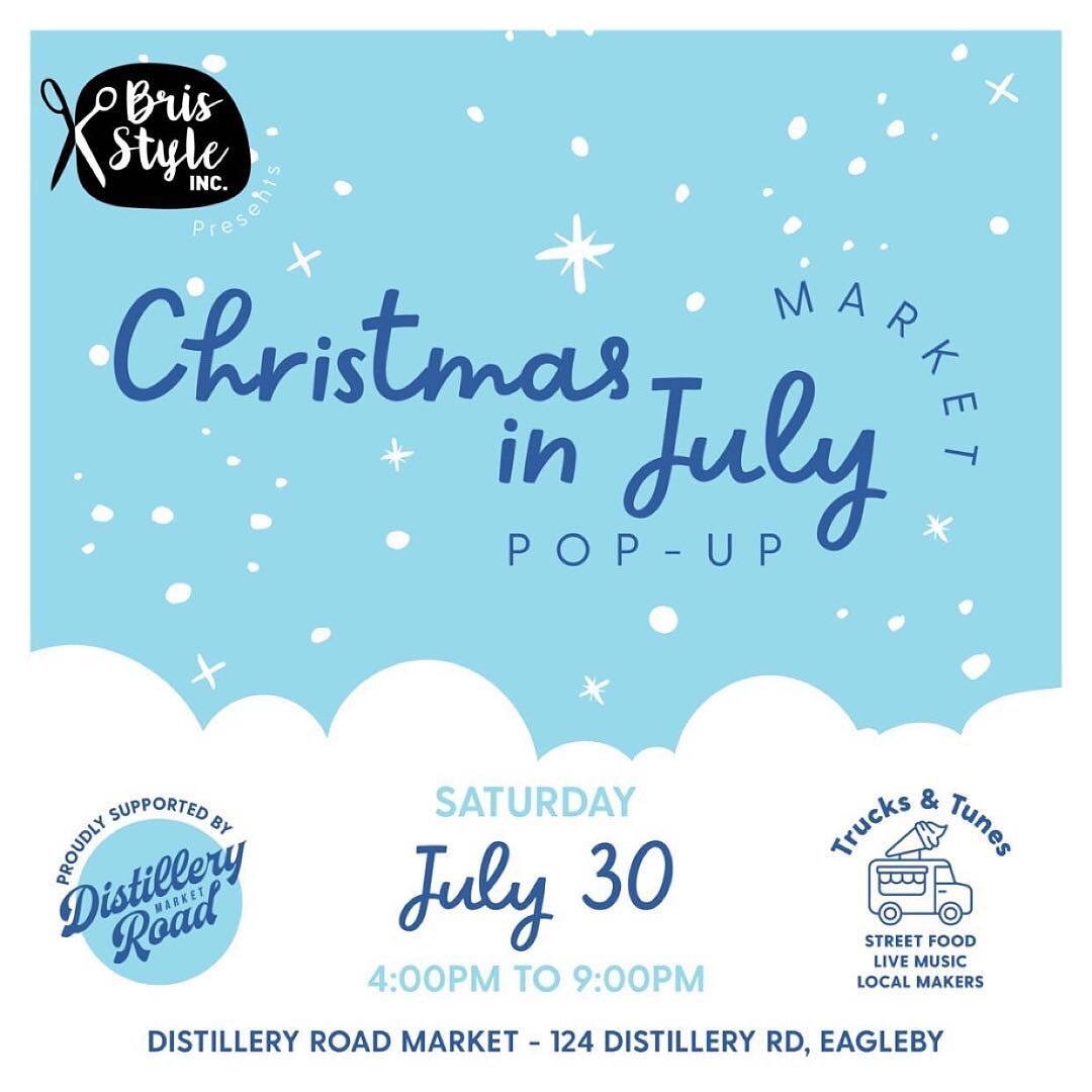 It&rsquo;s 🎄 C H R I S T M A S 🎁 in July this Saturday as @distilleryroadmarket transforms its outdoor entertainment precinct into a winter wonderland to host Trucks &amp; Tunes on July 30th from 4 - 9pm, Christmas in July edition. 

So Gather your