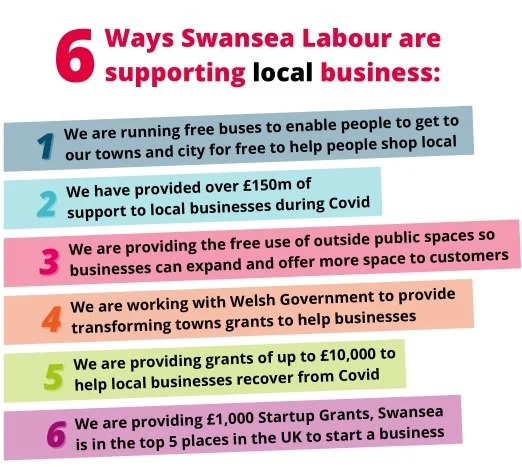 Swansea Labour gives full backing to Small Business Saturday 