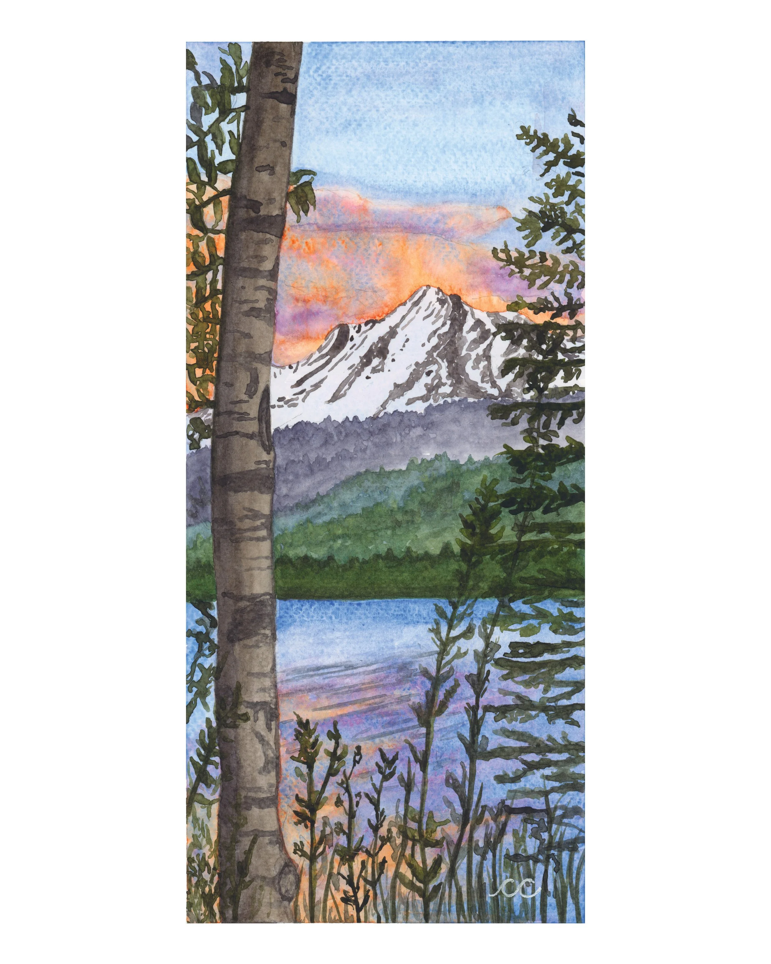 "Muncho Lake"
Watercolor
2023
