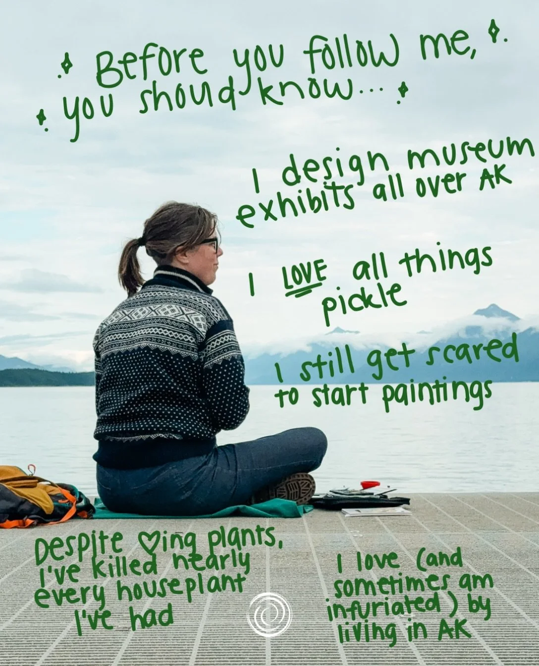 We&rsquo;re all collections of little details that make us who we are. Here are a few of mine. 

What&rsquo;s something that makes you, you? Tell me below! 

#beinghuman #alaskanartist #supportsmallartists #juneaualaska #shopalaska