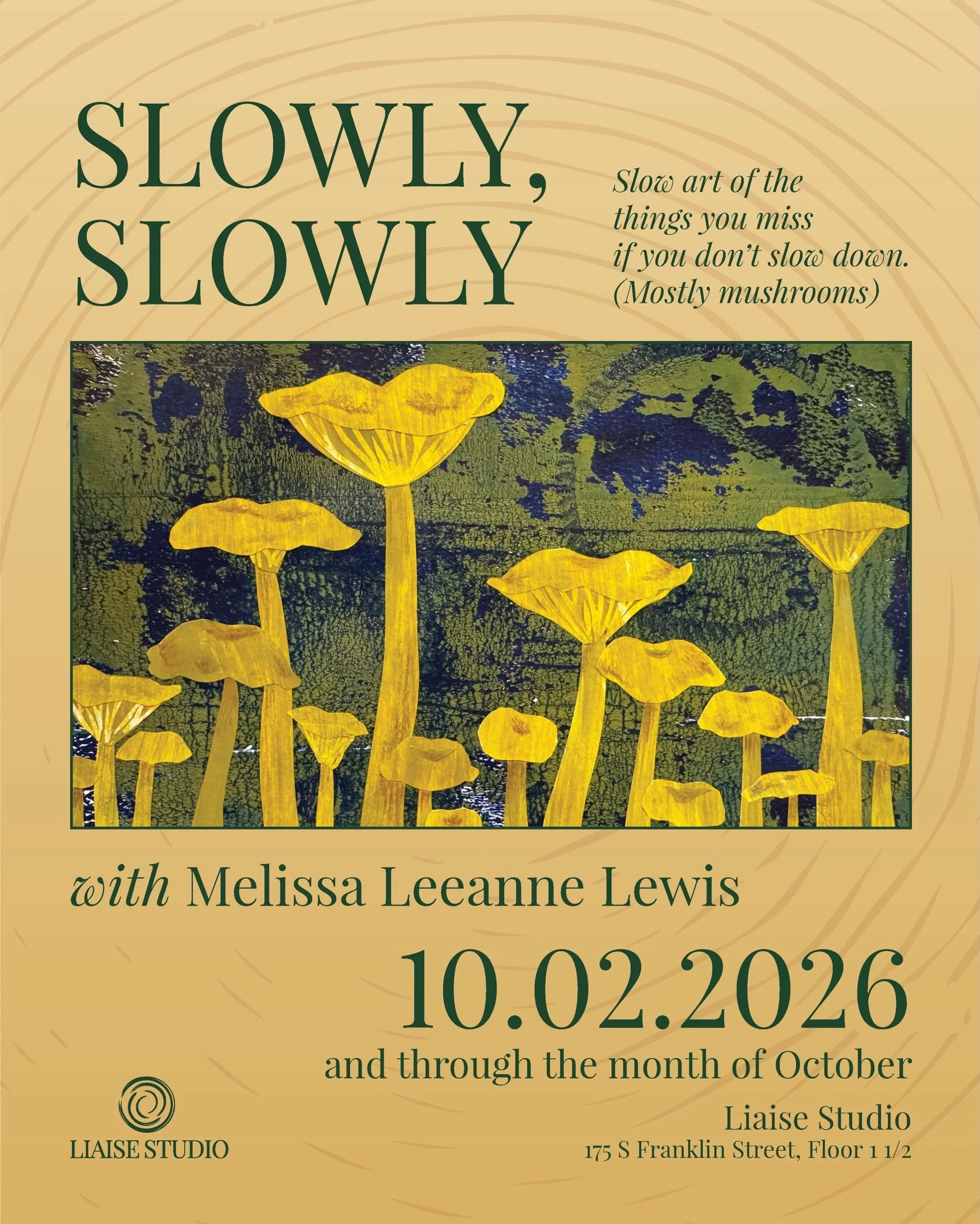 What do you notice when you slow down? 🍄

I&rsquo;m so excited to welcome Melissa Leeanne Lewis to the studio with a mixed media show all about the things we might miss when we&rsquo;re moving too fast.

Made from years of old sketchbooks, prints, a