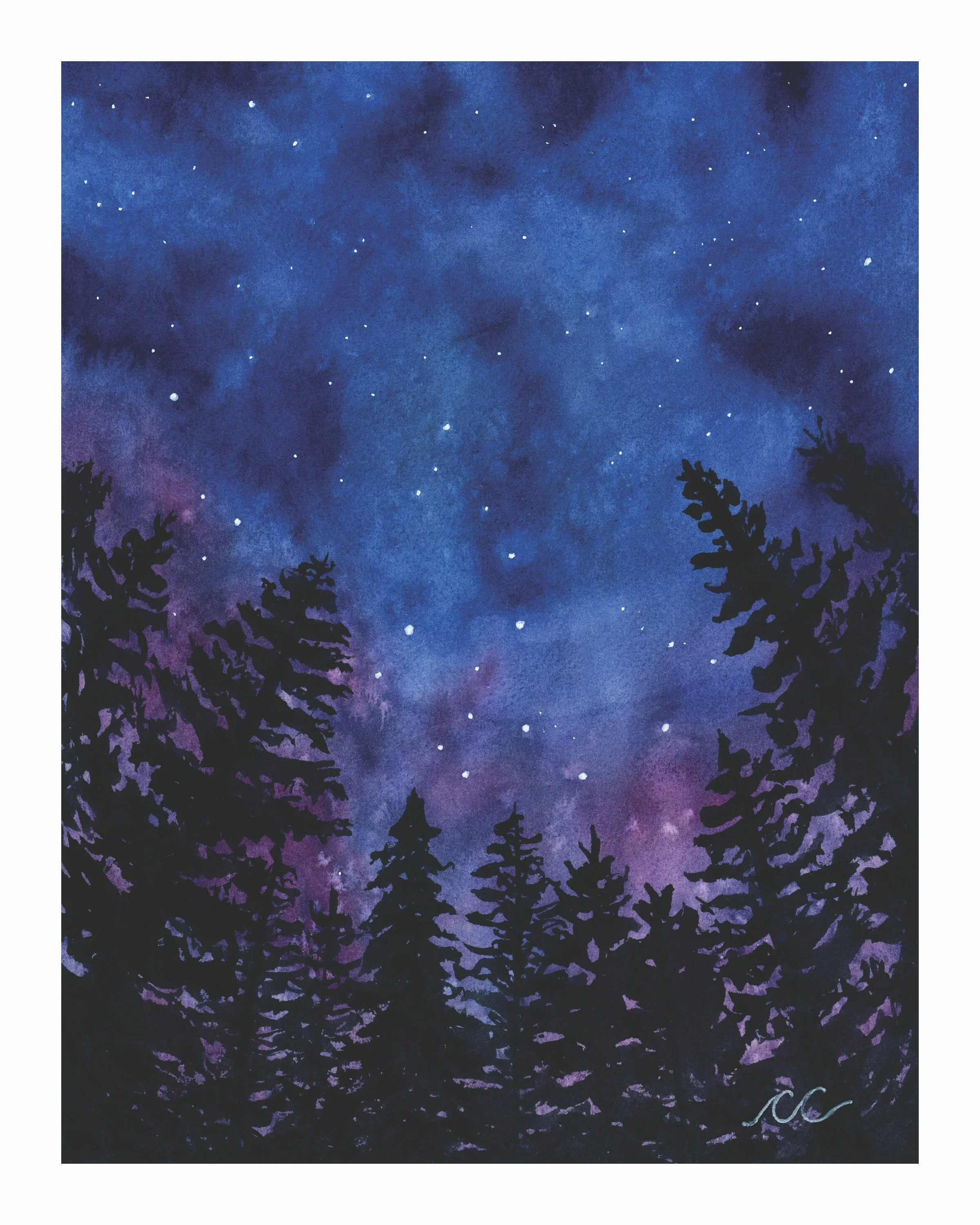 "May the Forest Be With You"
Watercolor
2023