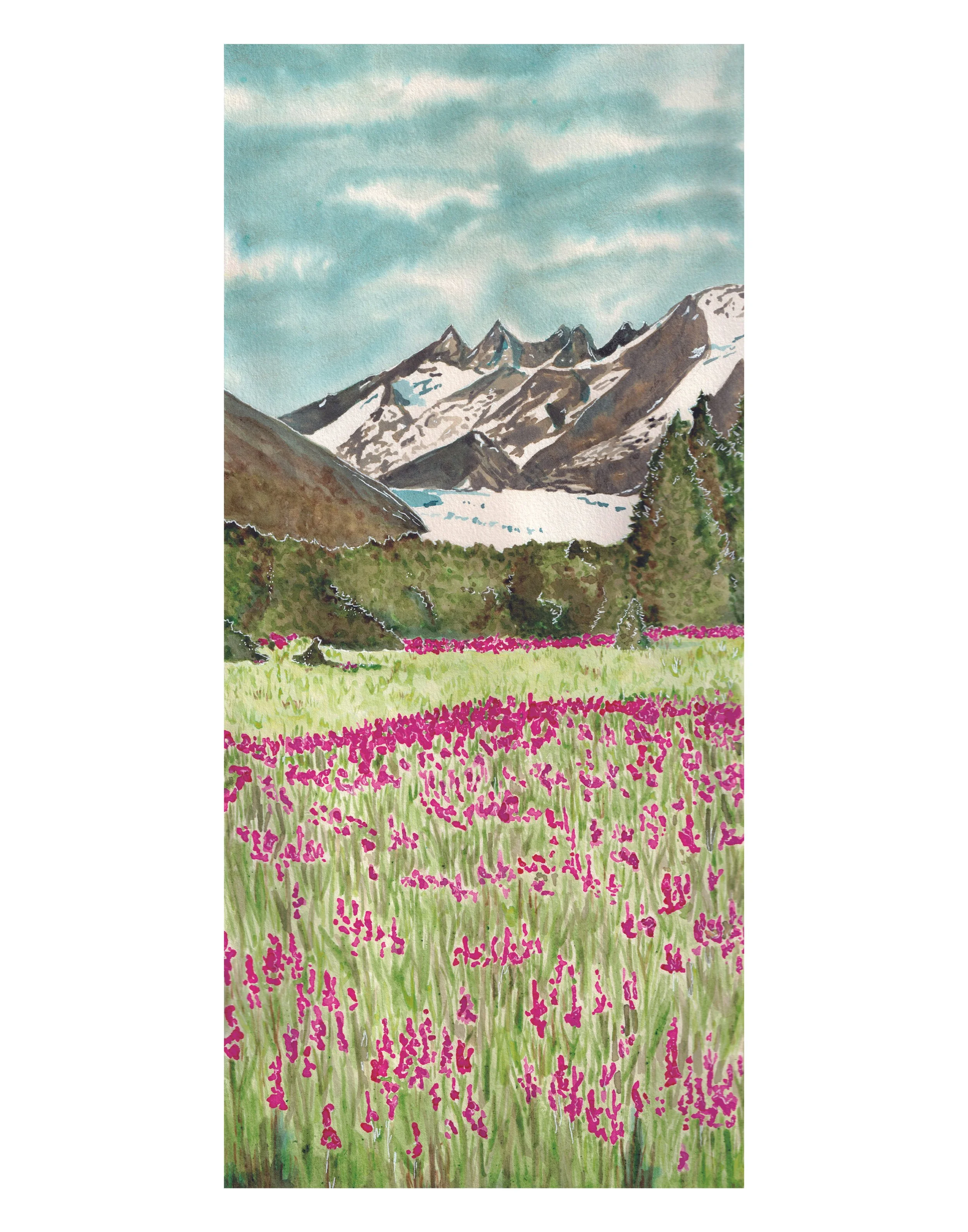 "Made in Juneau"
Natural Watercolors and Inks
2024