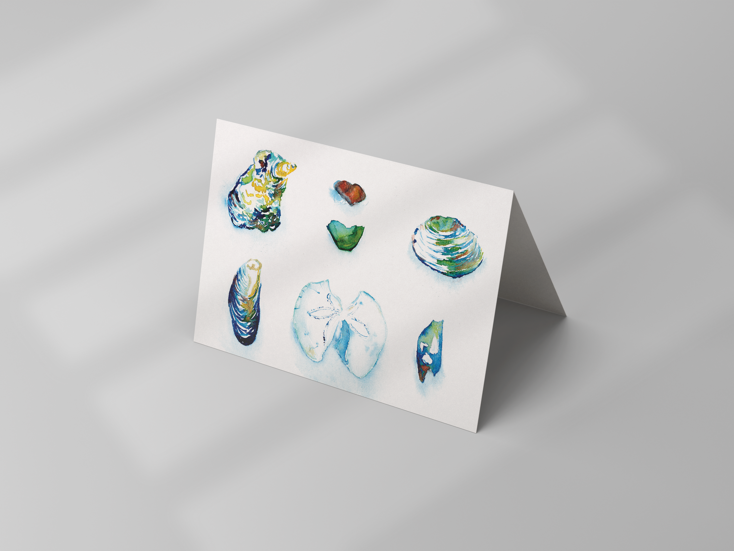 Beach Treasures Card