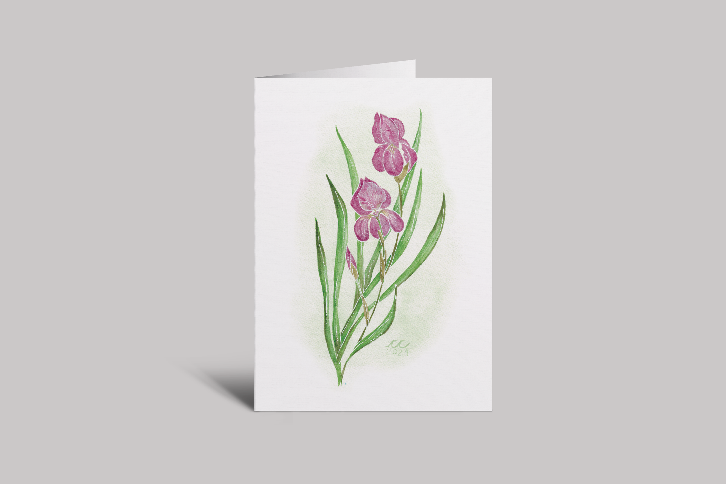 Wild Iris Card