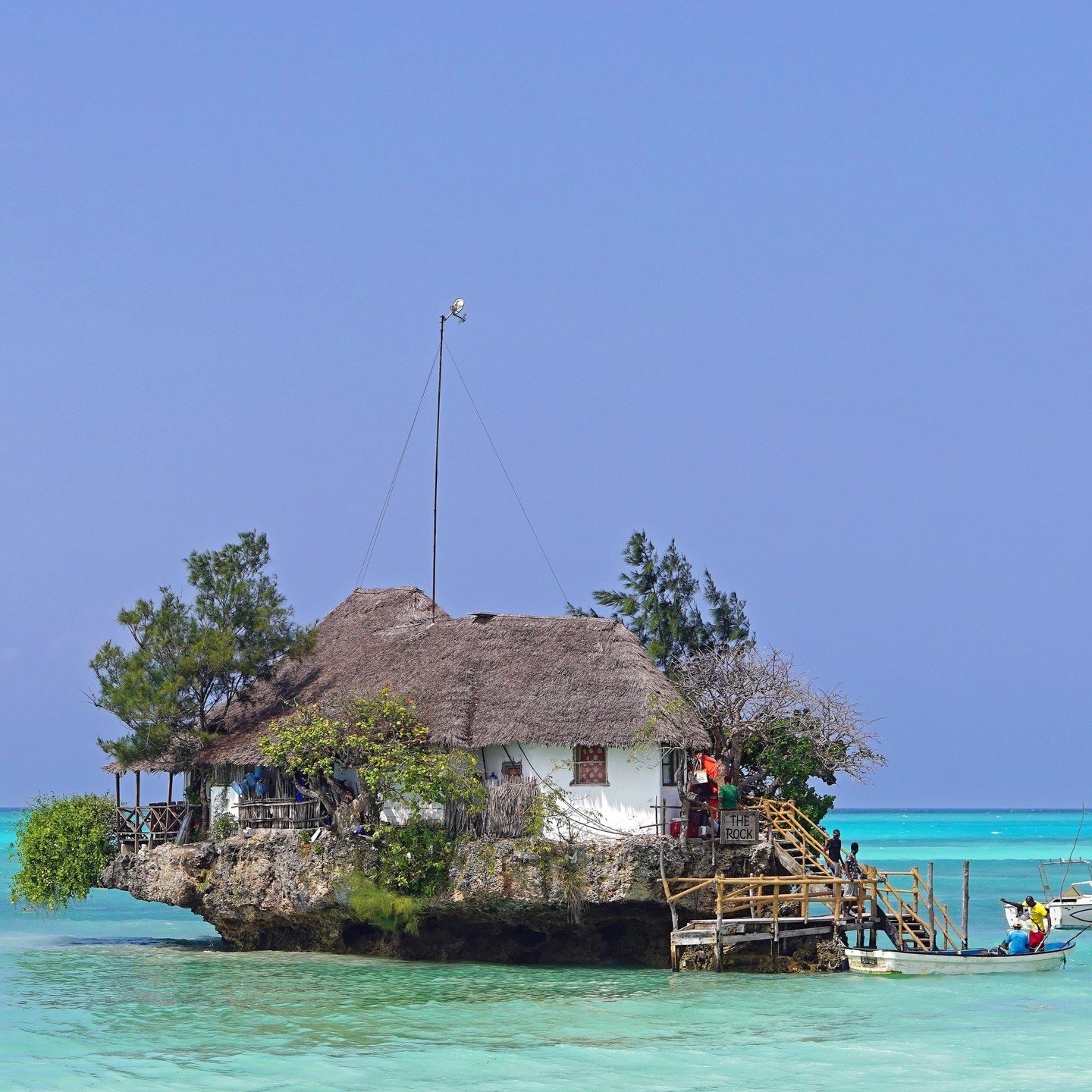 When in Zanzibar, be sure to visit @therockzanzibar. As you stroll along the white sand beaches, wander into the Indian Ocean to reach this unique and charming restaurant (or by boat at high tide).

#VisitZanzibar #ZanzibarIsland #ZanzibarTravel #Zan