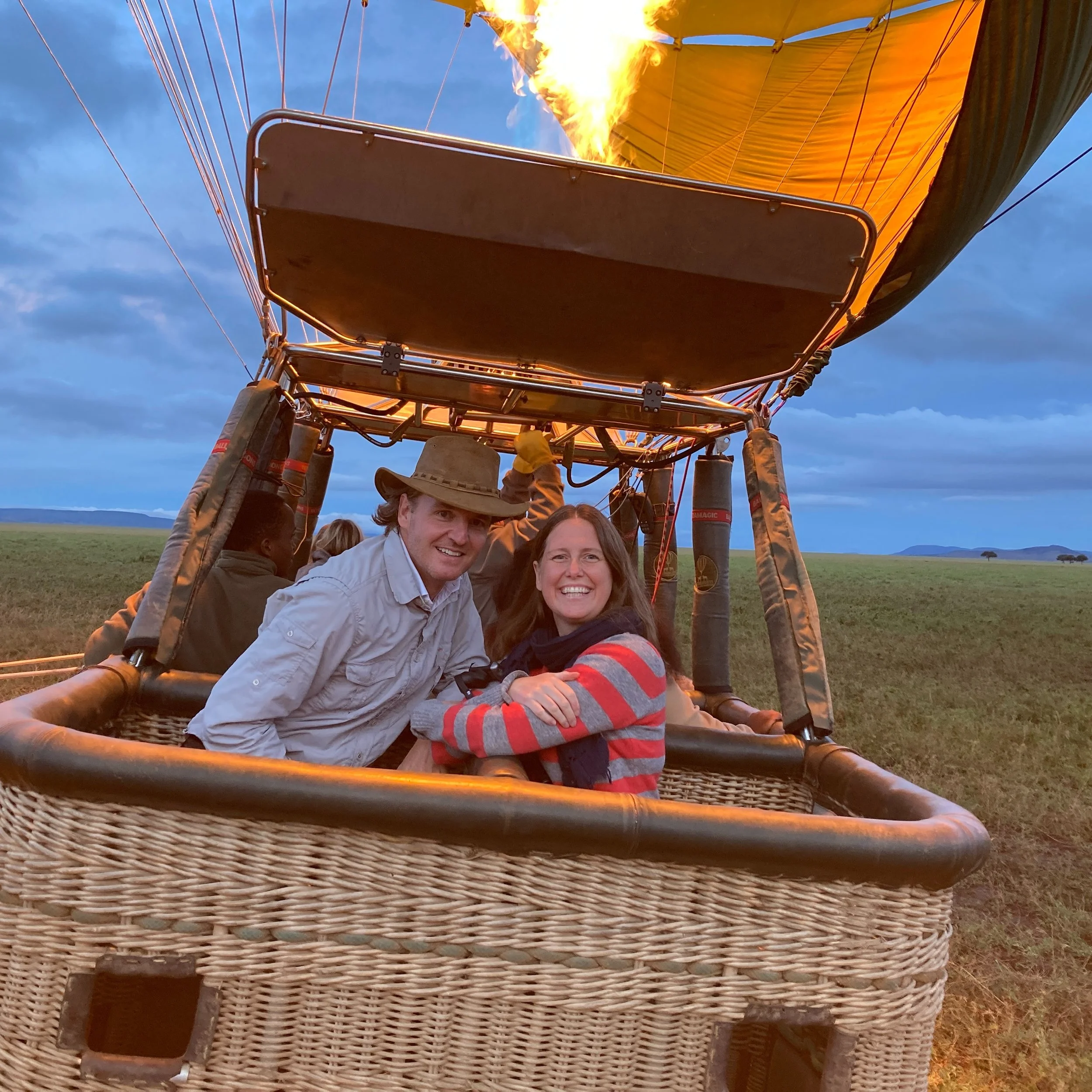 Travelling from Kigali to Tanzania, we step back in time to one of our most magical safari memories! 🎈

Floating over the Serengeti in a hot air balloon with Kristin felt completely surreal. It&rsquo;s such a brilliant way to get close to the animal
