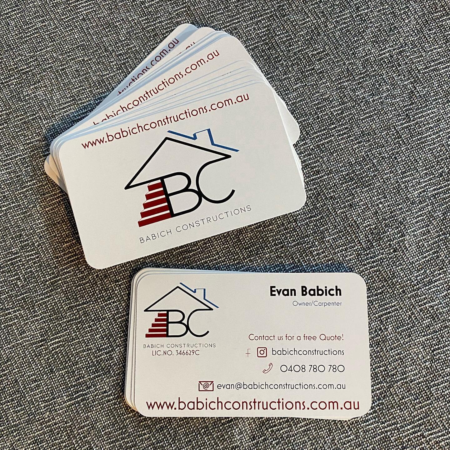 Business cards came in today! 

#babichconstructions  #small #business #sydney #australia #caroentry #building #residential #commercial #industrial