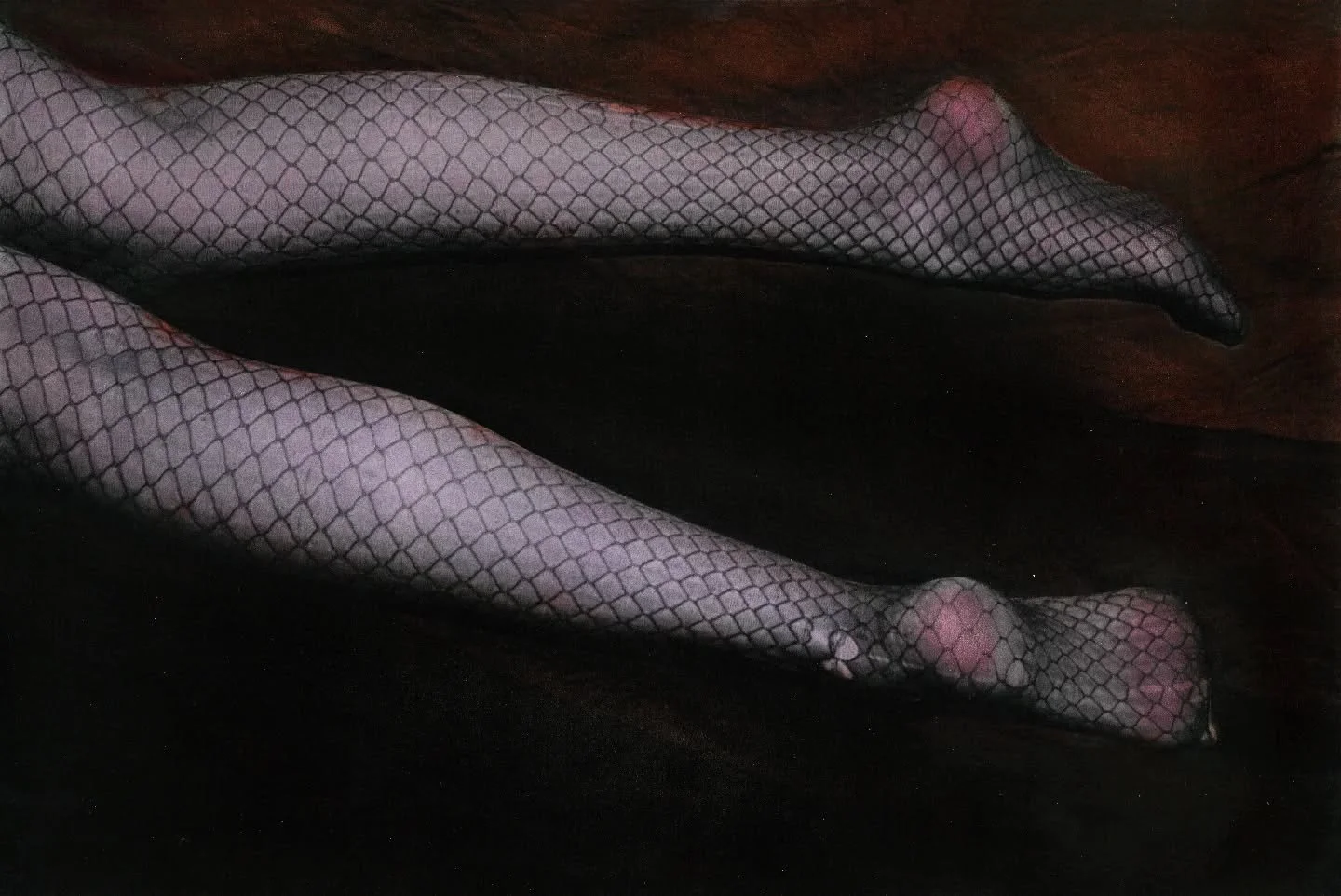 Legs - Hand painted photograph 🖌