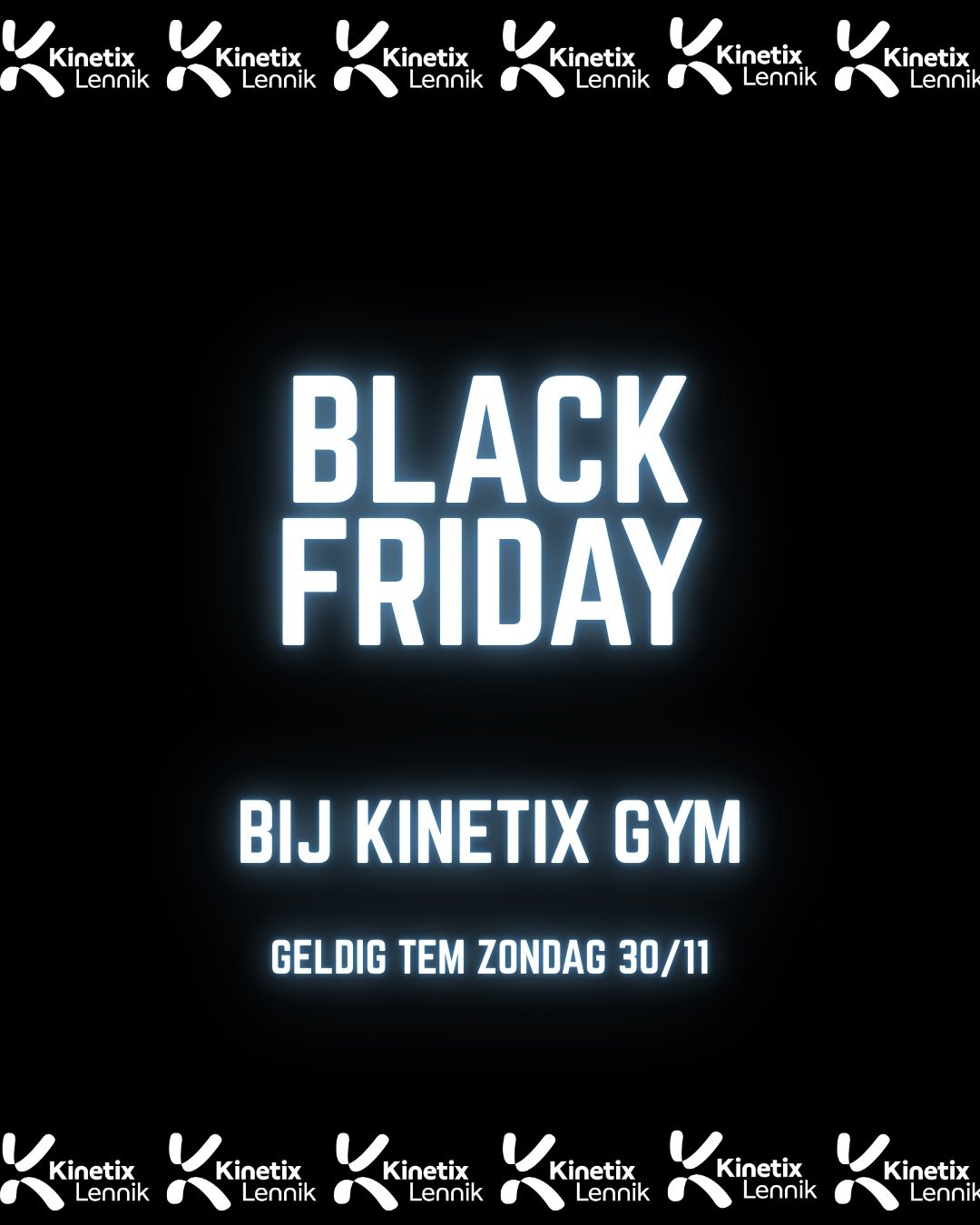🔥 BLACK FRIDAY bij KINETIX 🔥

Onze missie? Zoveel mogelijk mensen opnieuw aan het sporten krijgen. Dit is jouw moment om mee te doen. 💛

👉🏻Interesse om deze fijne community te vervoegen? Stuur ons een berichtje! 📩