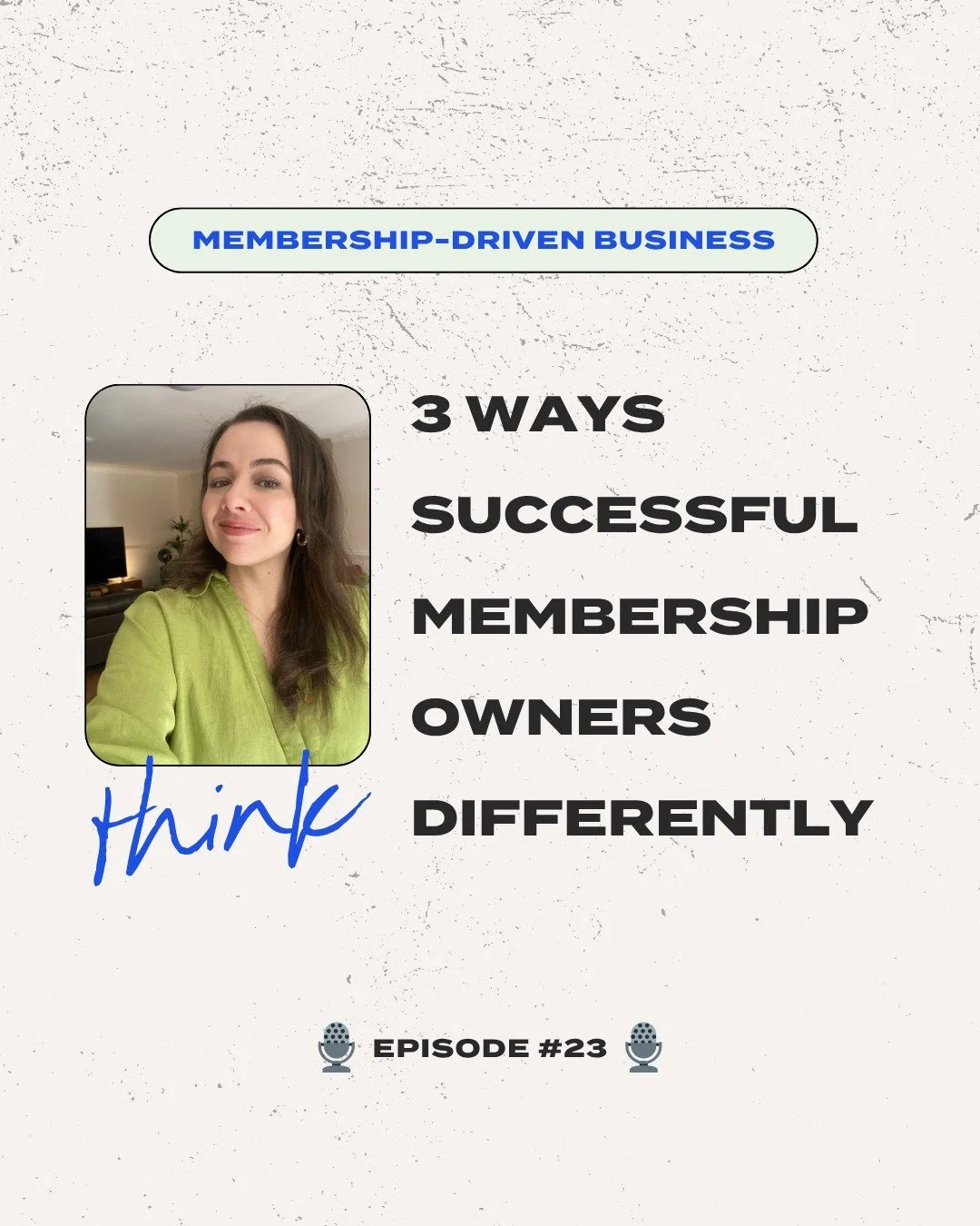 I was originally going to title this episode &ldquo;Why Growing Your Membership Means Reinventing Yourself&rdquo; but it only got 14% of the vote when I polled you all!

I stand by it. 😅

You can&rsquo;t make your membership your main money-maker an