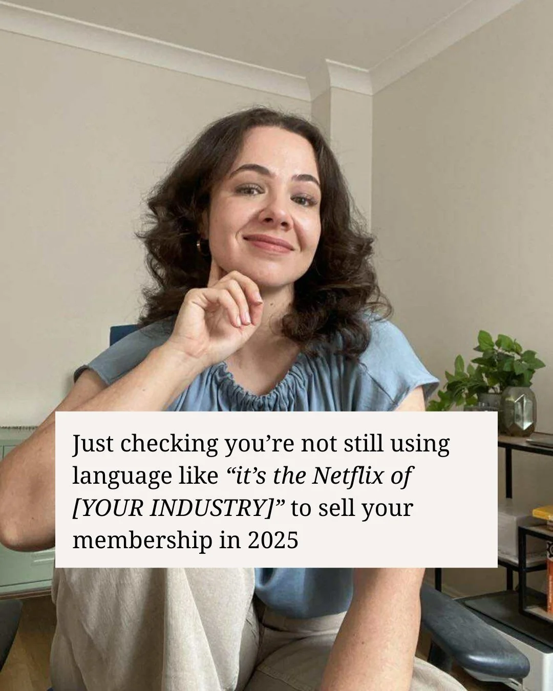 I do this work because I believe SO deeply in the power of memberships. 

It's why I feel so sad when I see membership owners stuck in the pattern of over-delivering and under-selling their membership.

It's why I feel even sadder when I see people t