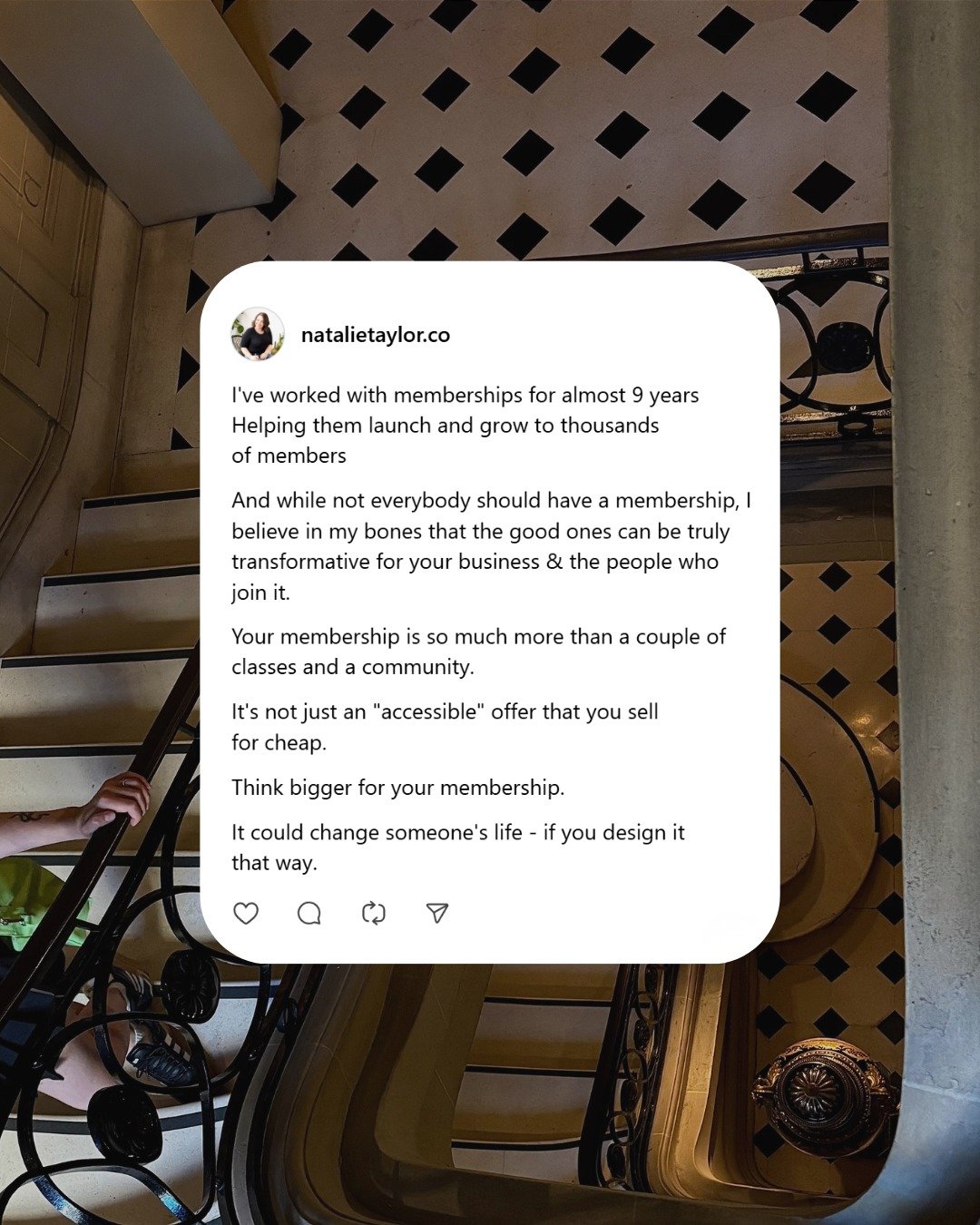 What if your membership wasn't *yet another* subscription that your customers feel guilty for not using (that they really need to get around to cancelling)...

But instead, it felt like the BEDROCK of their daily practice?

The place that gave them s