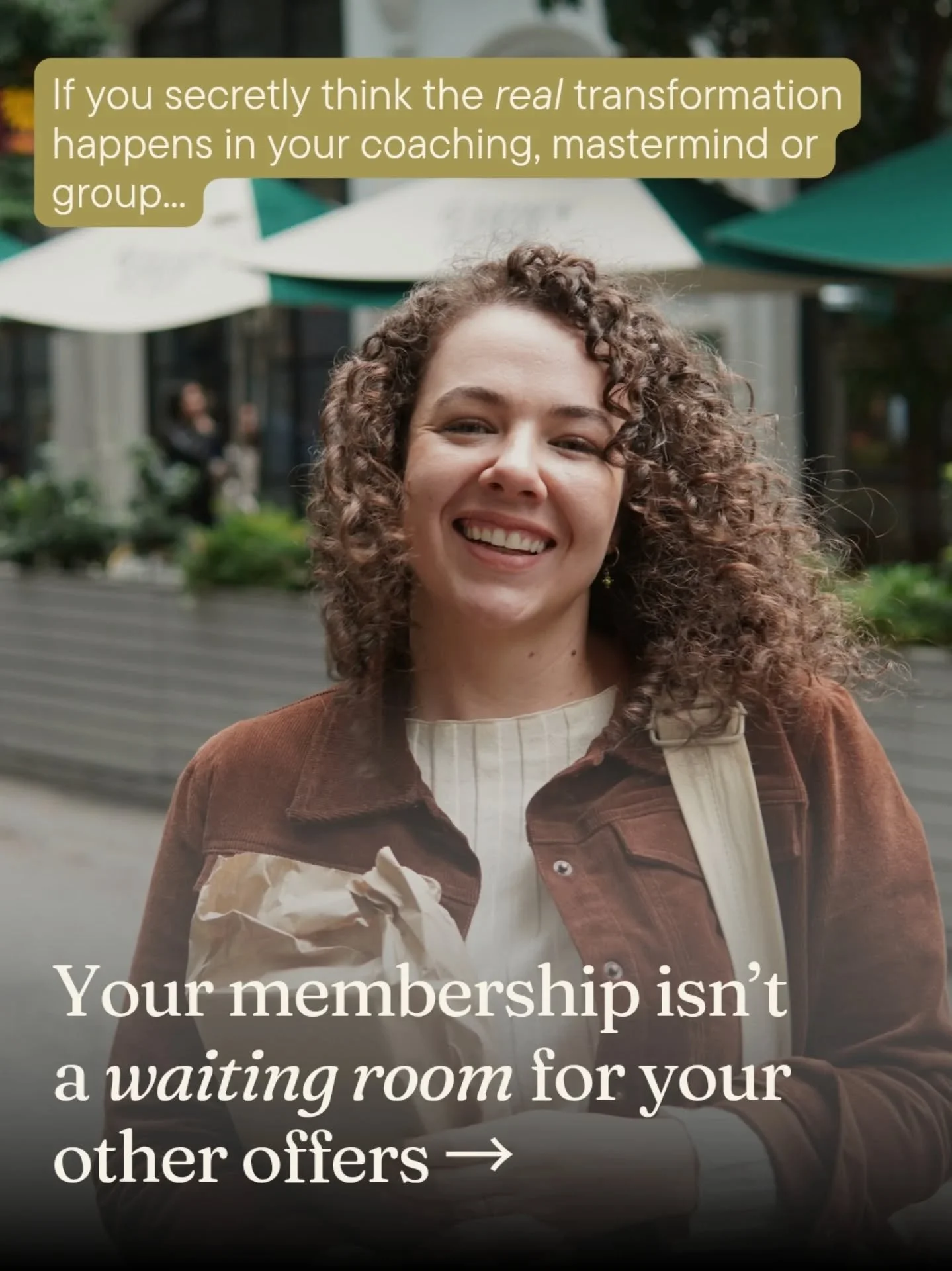 I'll be over here and ready when you're ready to grow a membership that's giving more than "microwaved meal".

Let's grow the kind of membership that sets the standard... 

A membership so good and so thoughtful that it feels like the missi