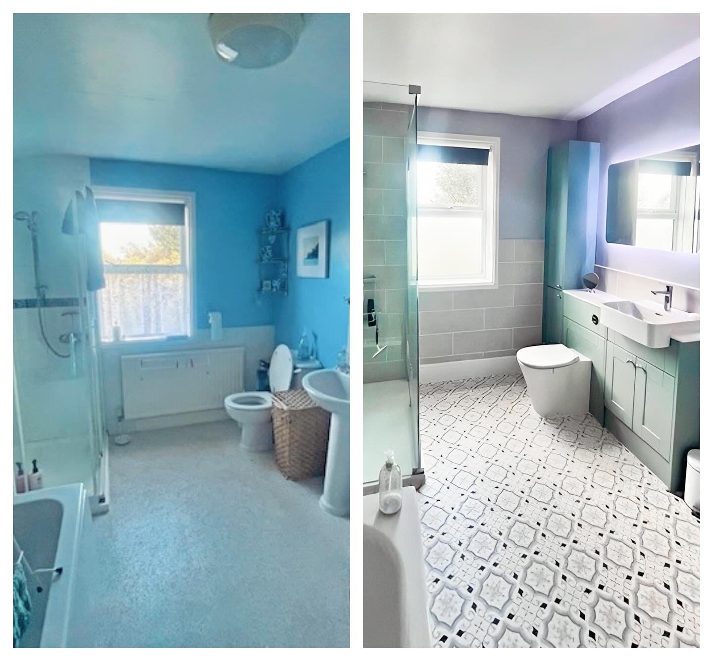 🏝️🛀Swipe right to see a stunning bathroom transformation! ➡️ Whether it&rsquo;s a modest refresh or a complete overhaul, we love bringing your dream bathroom to life. Visit Island Bathrooms for expert advice and exquisite products. #BathroomTransfo