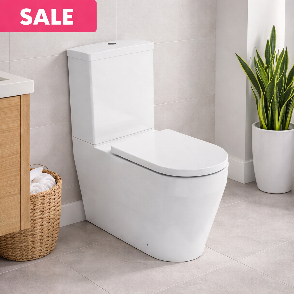 Britton Sphere Rimless Close Coupled Toilet