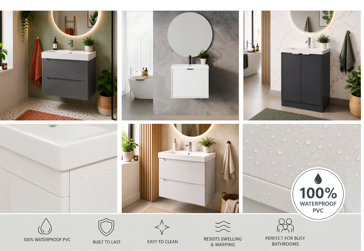 100% waterproof vanity units bournemouth salisbury furniture island bathrooms