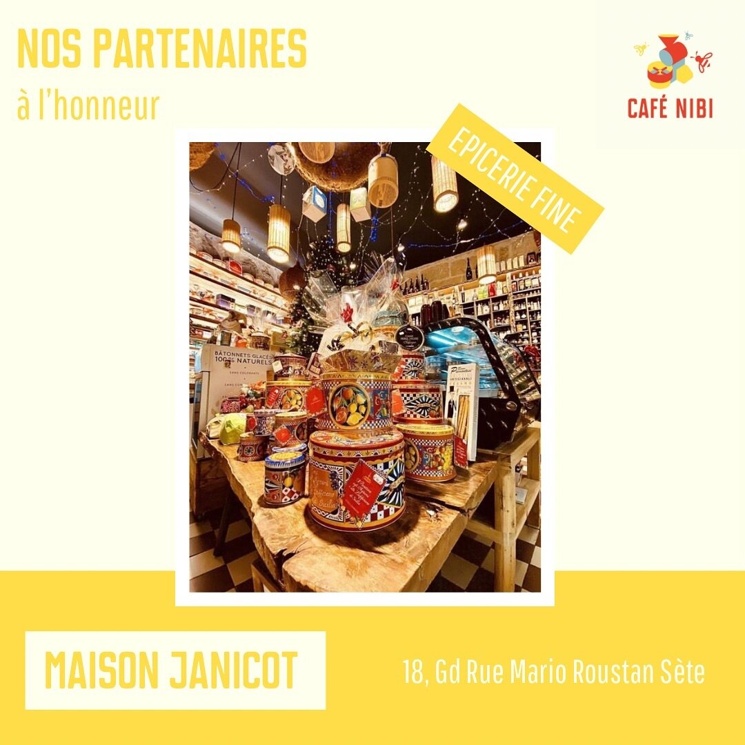 📍18 rue Grand Mario Roustan, S&egrave;te.

L&rsquo;accent chantant de Monsieur Janicot, l&rsquo;ambiance chaleureuse et les produits en qualit&eacute; et en diversit&eacute; de cette &eacute;picerie fine sont une invitation au voyage ! Impossible de