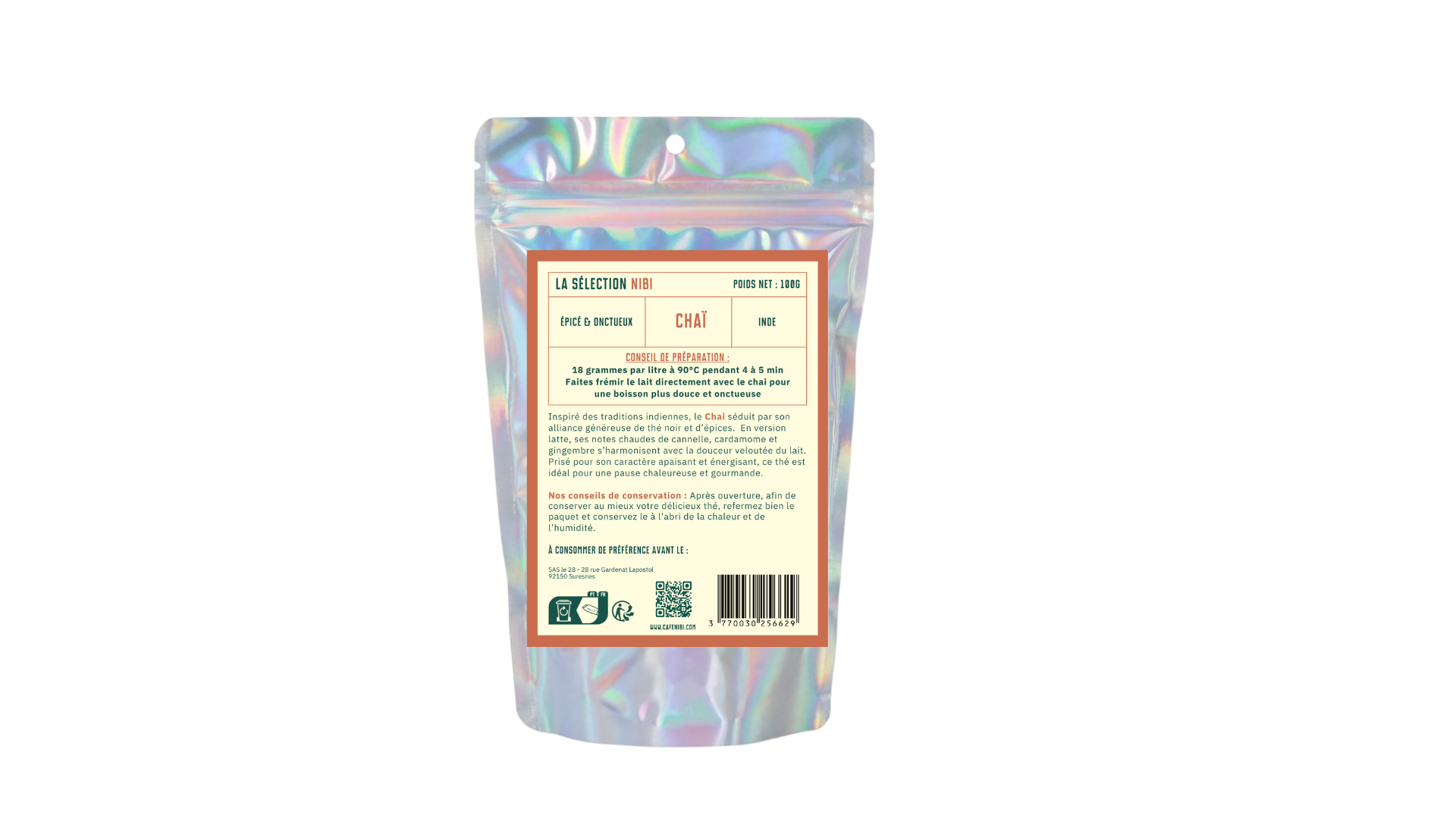 Thé noir - CHAÏ - 100g