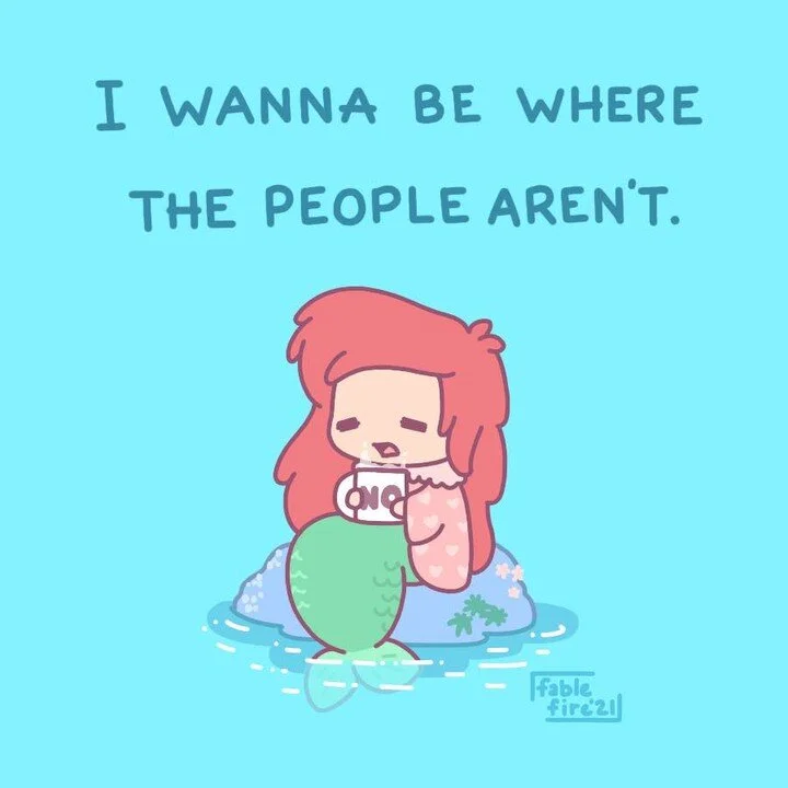 I wanna be&hellip; where the people aren&rsquo;t&hellip; 🎵
.
.
.
.
.
#ariel #littlemermaid #mermaid #disney #thelittlemermaid #disneyprincess #selfcare #chronicpain #chronicillness #chronicfatigue #introvert #morningmotivation