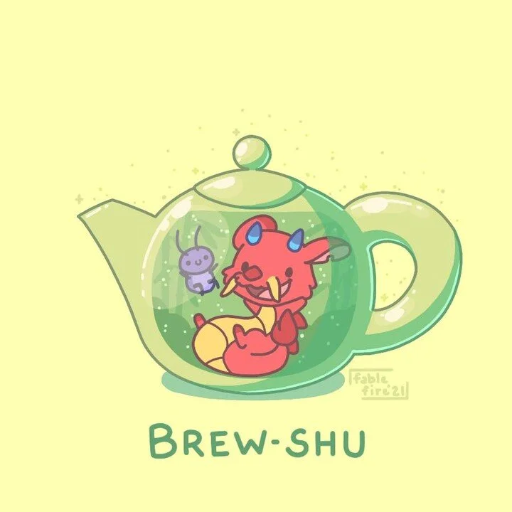 Dishonor on your cow&hellip;
.
.
.
.
.
#mushu #mulan #disneyprincess #disneyplus #dragon #teapot #tea #tealover #teatime #cuteart #kawaii #chibi