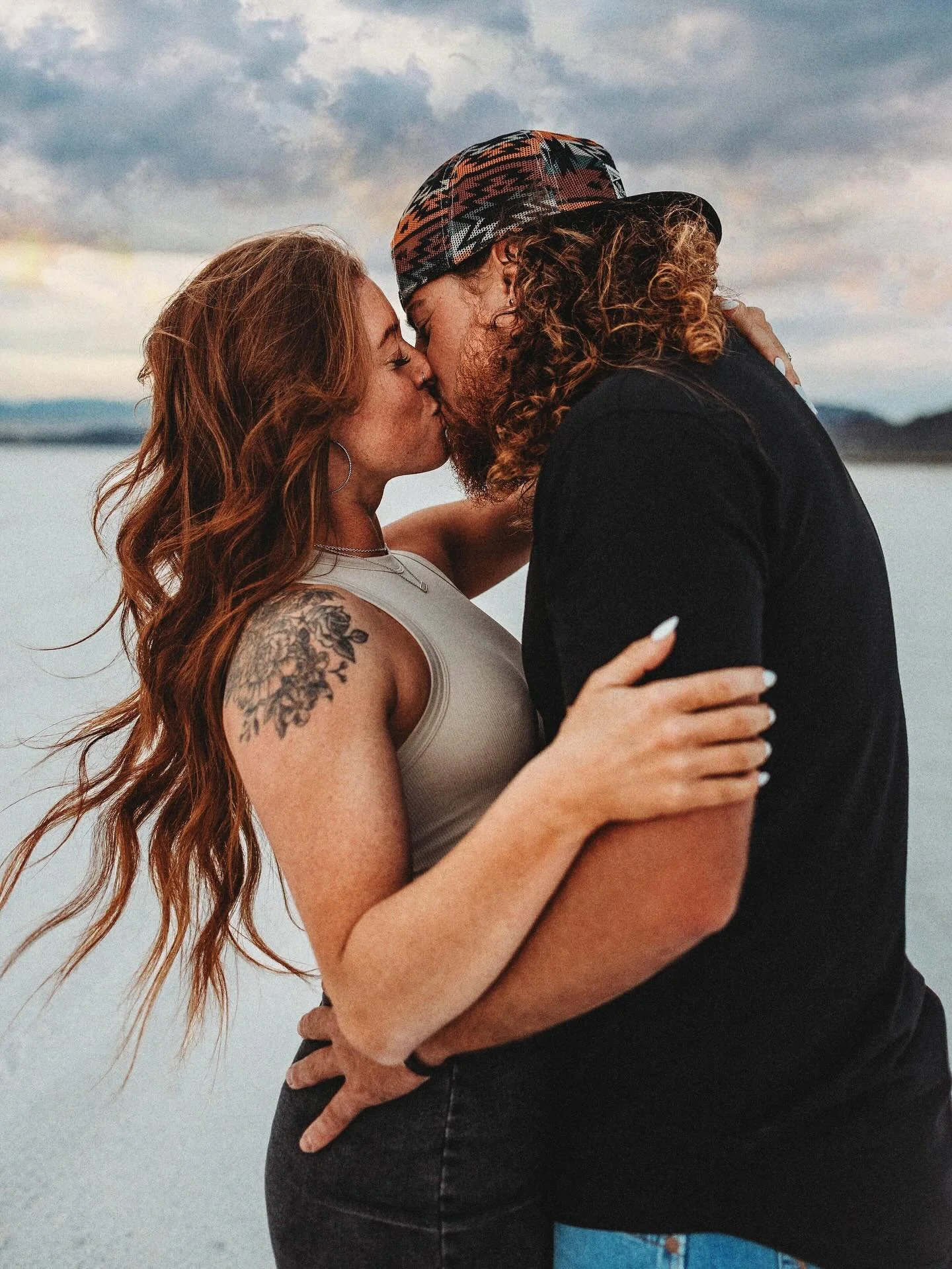 ✨ In my film era ✨

Bringing back the raw, timeless vibe of real emotion and grain.

Moody film black and whites are having a comeback &mdash; and I&rsquo;m so here for it. In love with film! 🎞️

Playing around. 

#BonnevilleSaltFlatsEngagement
#Uta