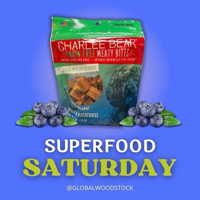 It&rsquo;s #SuperfoodSaturday ✨⁣
⁣
𝗪𝗵𝗮𝘁&rsquo;𝘀 𝗮 𝘀𝘂𝗽𝗲𝗿𝗳𝗼𝗼𝗱? ⁣
Superfoods are nutrient-packed ingredients that offer exceptional health benefits.⁣
⁣
This week&rsquo;s superfood feature at Global Pet Foods Woodstock is the @charlee_bear