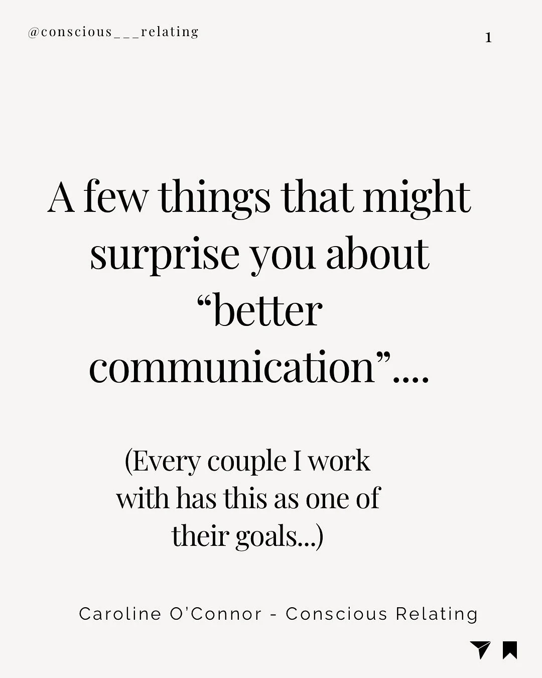 Just about everyone I work with wants better communication. To really improve it on a deep level, and see why it&rsquo;s off in the first place, we have to look beneath the surface. It&rsquo;s not just about what things to *do*, but rather what to em