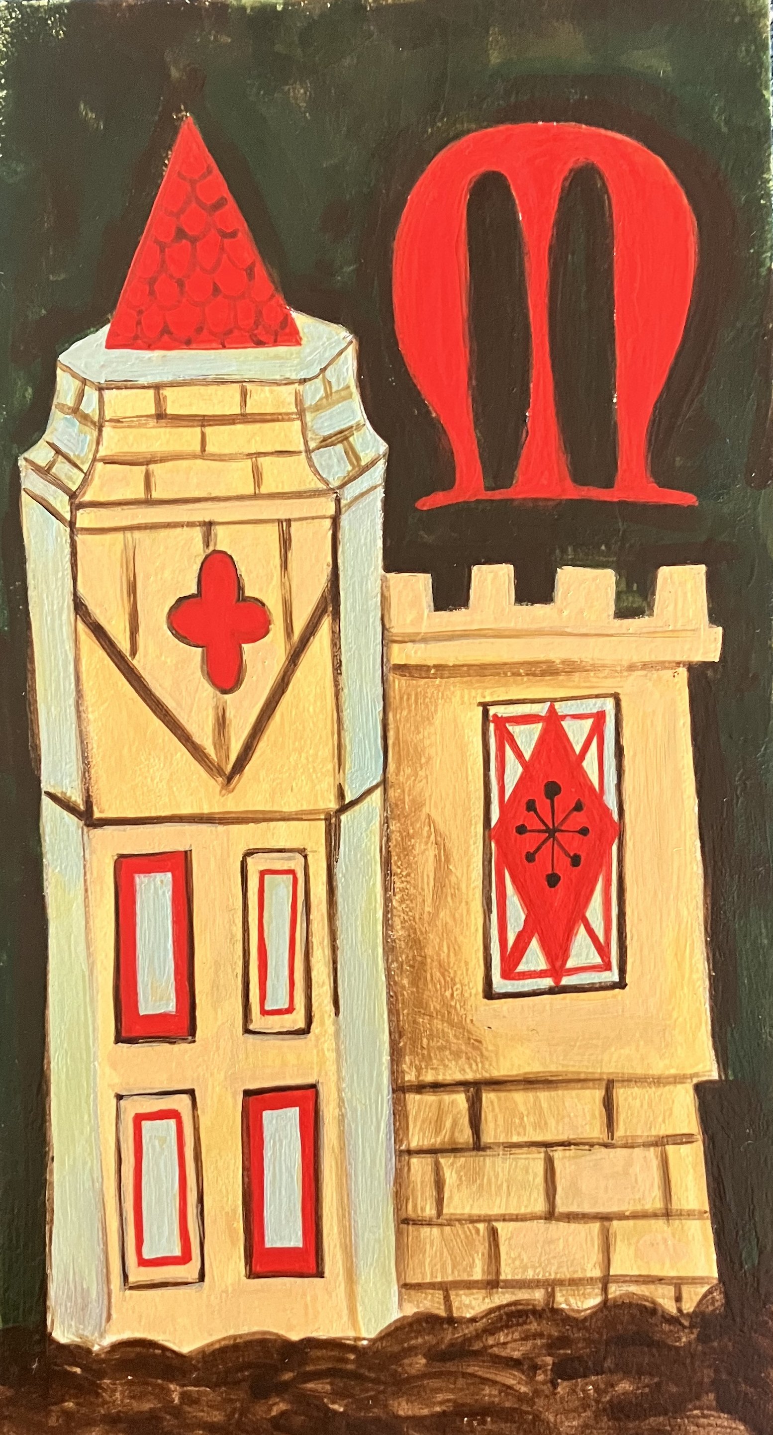 Egg tempera on board, 2023