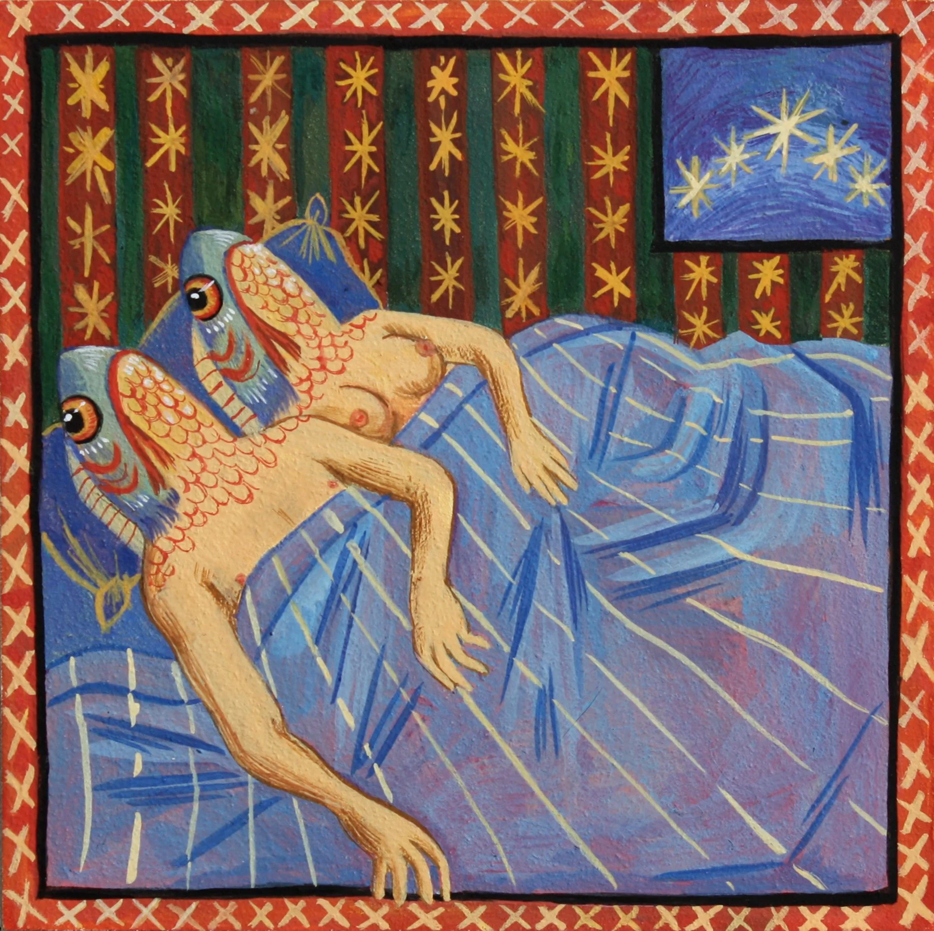 Gouache on masonite, 2026