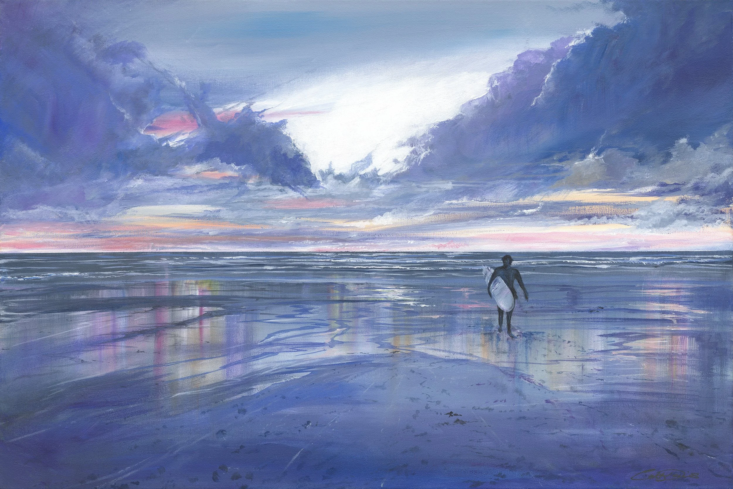 lonesome surfer (51X76CM).jpg