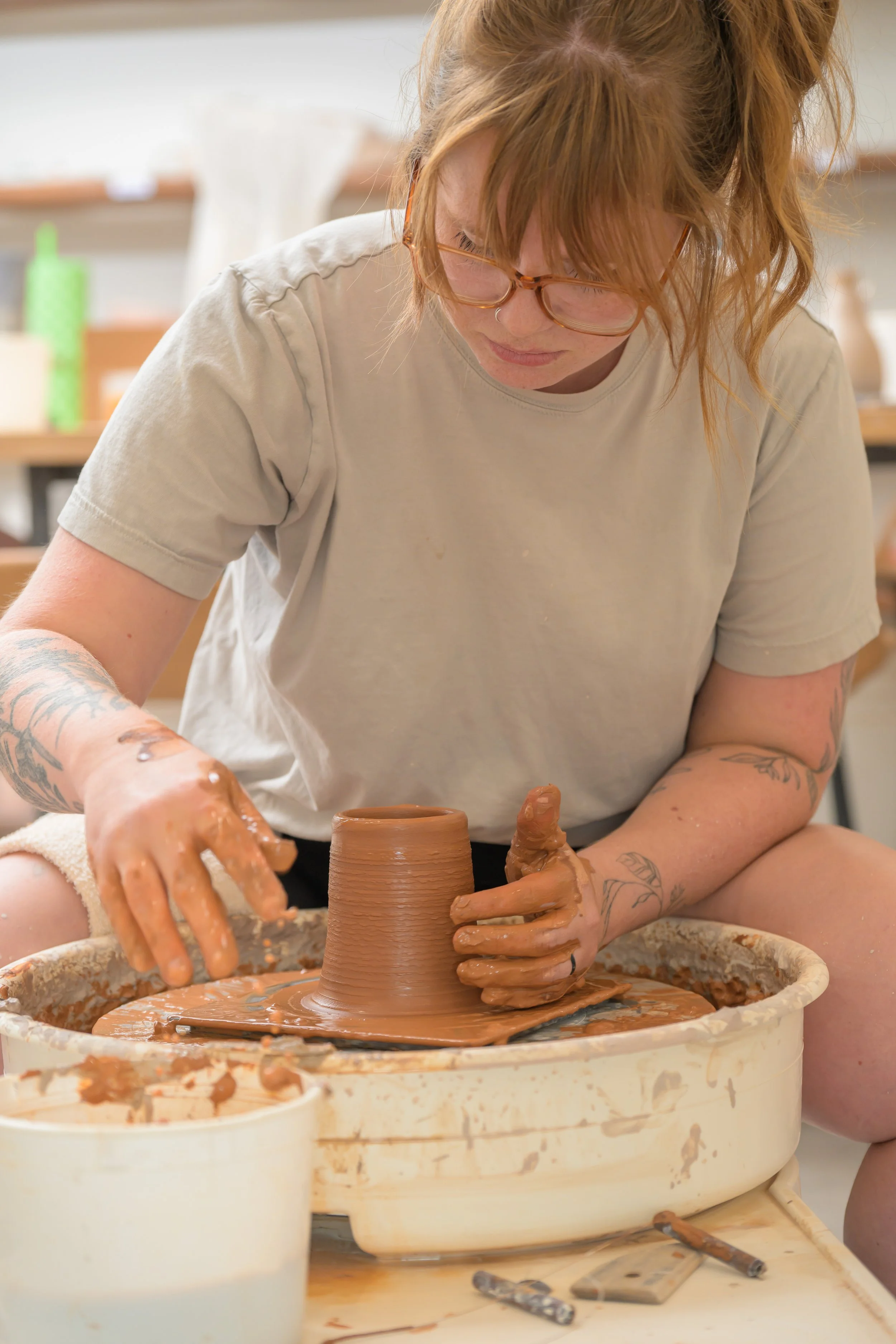 Sundays 5:30pm - March Beginner 1 Wheel Throwing