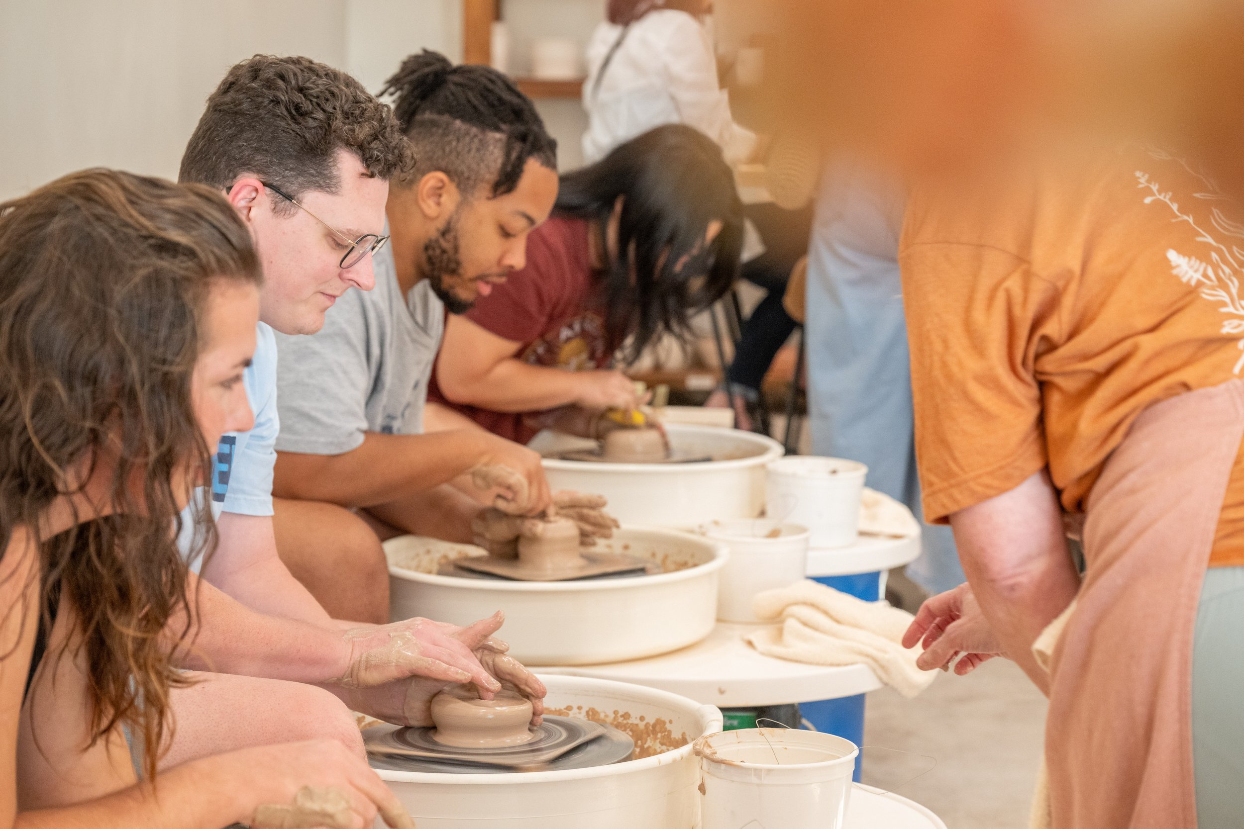 Mondays 7:30PM - April Beginner 1 Wheel Throwing