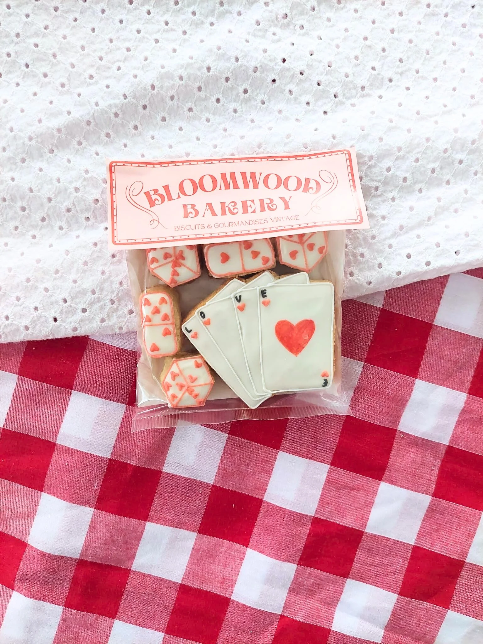 As de coeur - biscuits décorés Saint Valentin