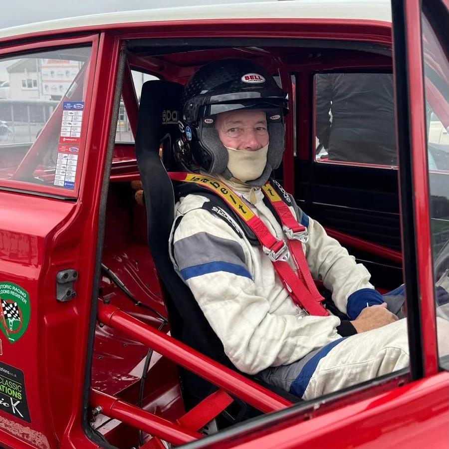 The constantly changing weather at Thruxton this weekend presented a real challenge when it came to deciding the car&rsquo;s setup. 

This didn&rsquo;t phase @andrew.rollason.969 however who managed to keep the Lotus Cortina out of trouble and across