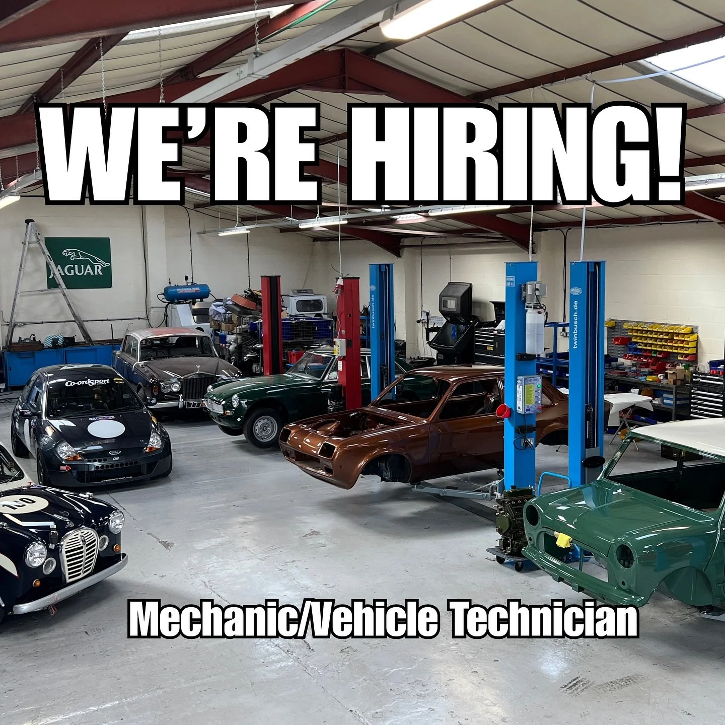 WE&rsquo;RE HIRING!

If you love cars, not just any cars but cool, head-turning cars, this is your moment.

DS Motorsport UK is looking for a Mechanic / Vehicle Technician to join our growing team.
 We work on everything from high-performance builds 