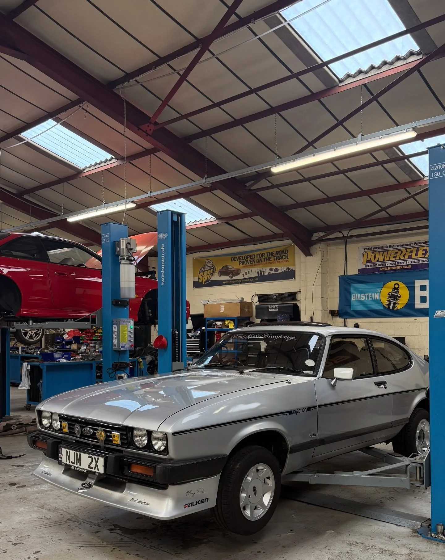 A tiny bit of TLC on this beautiful Capri. 

Don&rsquo;t forget that we don&rsquo;t only offer car build and restorations , we also offer maintenance and repairs on your retro/classic cars.