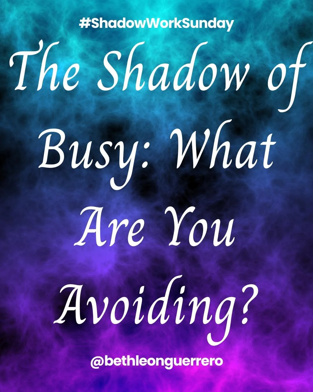 SHADOWWORK SUNDAY 🌑✨ The Shadow of Busy: What Are You Avoiding?

Comment &quot;PAUSE&quot; for a free mini reading on what you're using busyness to avoid 🔮

Can we talk about fall? The moment the leaves start turning, suddenly we're &quot;so busy&q