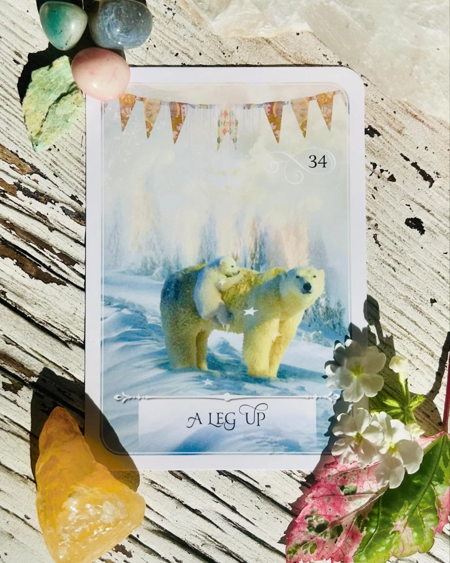 Magic Monday 🔮✨
[Oracle Card Message for the Week]
Card: A Leg Up (Wisdom of the Oracle)

This card arrives when help is on the way&mdash;when the Universe is conspiring to support your next step forward. But you have to be willing to receive it. To