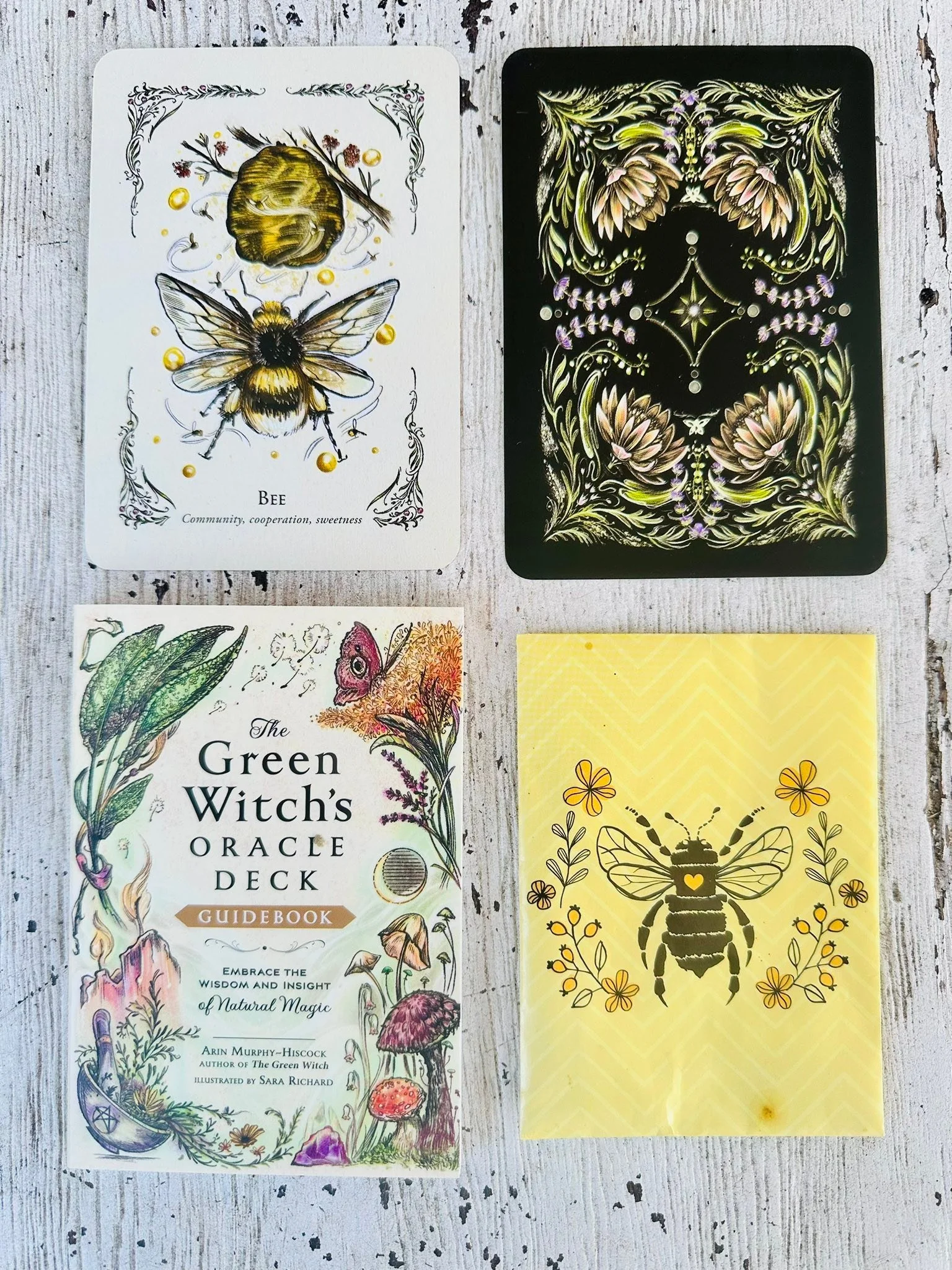 The Bee Says: Sweetness is Earned 🐝

Happy almost New Year, beautiful souls!

My mama gifted me a gorgeous deck, The Green Witch Oracle, for Christmas, and that morning my husband Vince and brother-in-law Justin were &ldquo;playing&rdquo; with the c