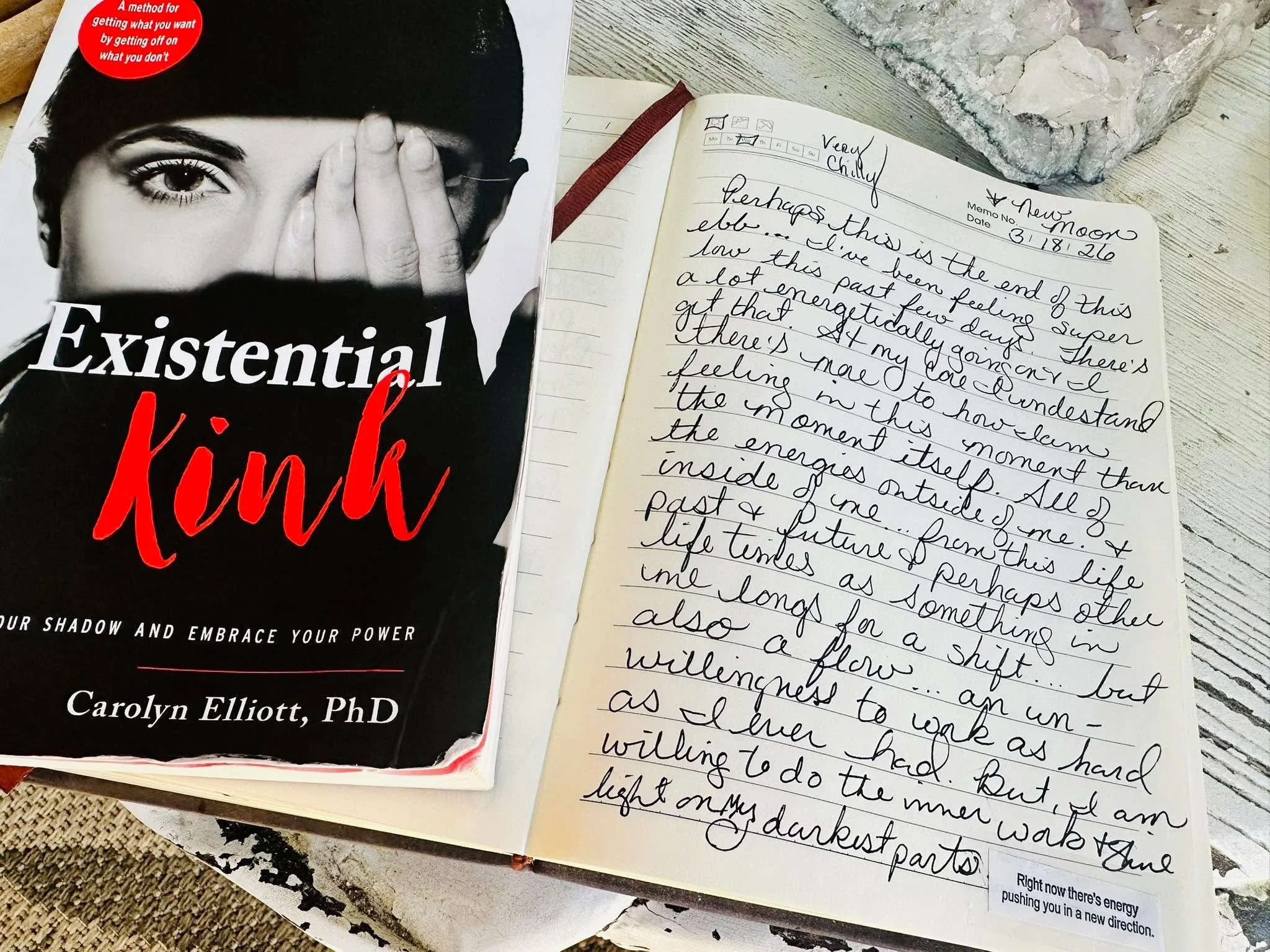 ✨ Work-in-Progress Wednesday 🔮

Y'all, I am NO an astrologist!🌙

But a while back I started tracking moon phases in my journal, occasionally throwing in other astrological stuff that feels relevant. 

Just me and my notebook.

And every. single. ne