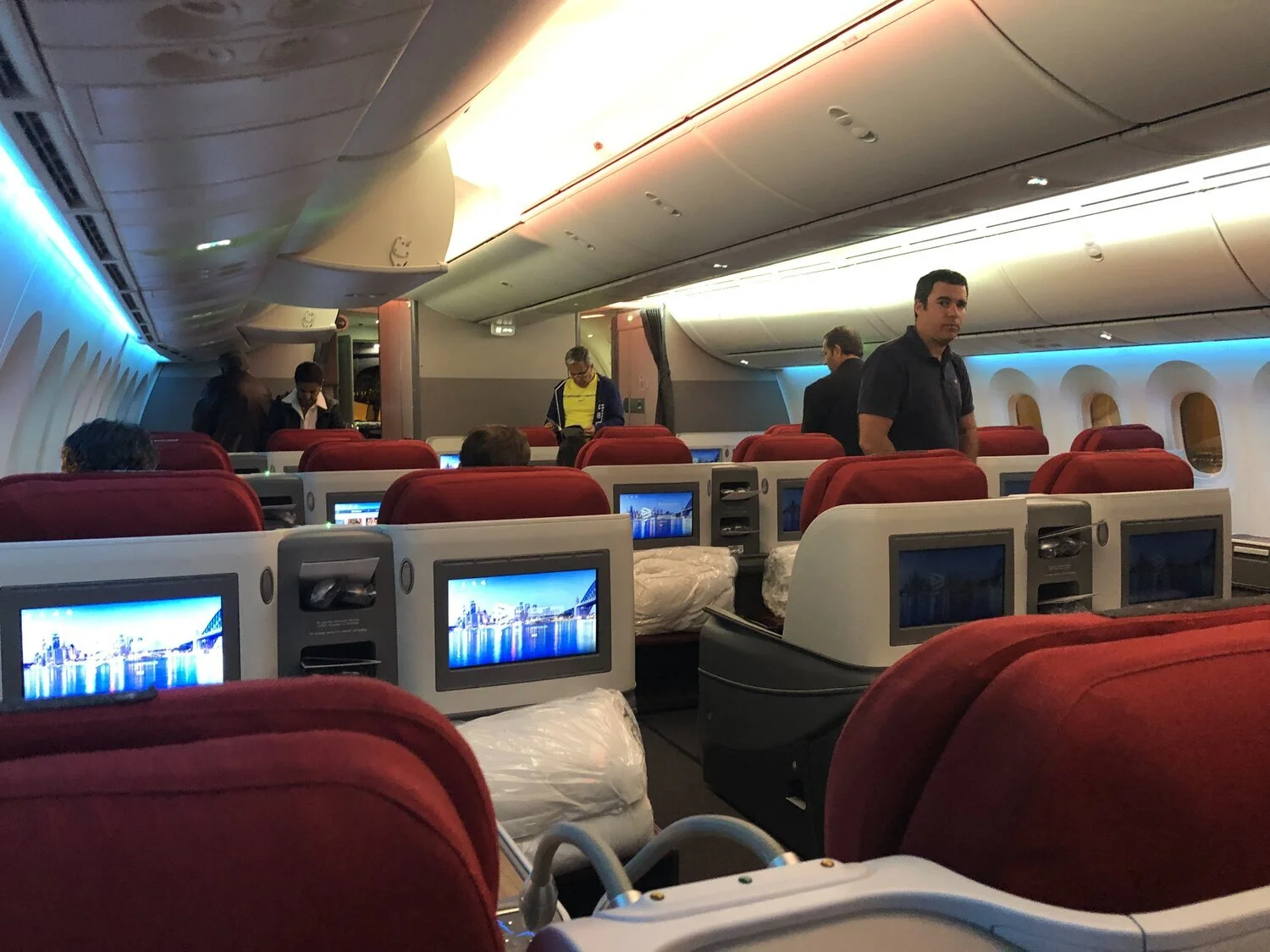 LATAM Airlines B787-9 Business Class Cabin