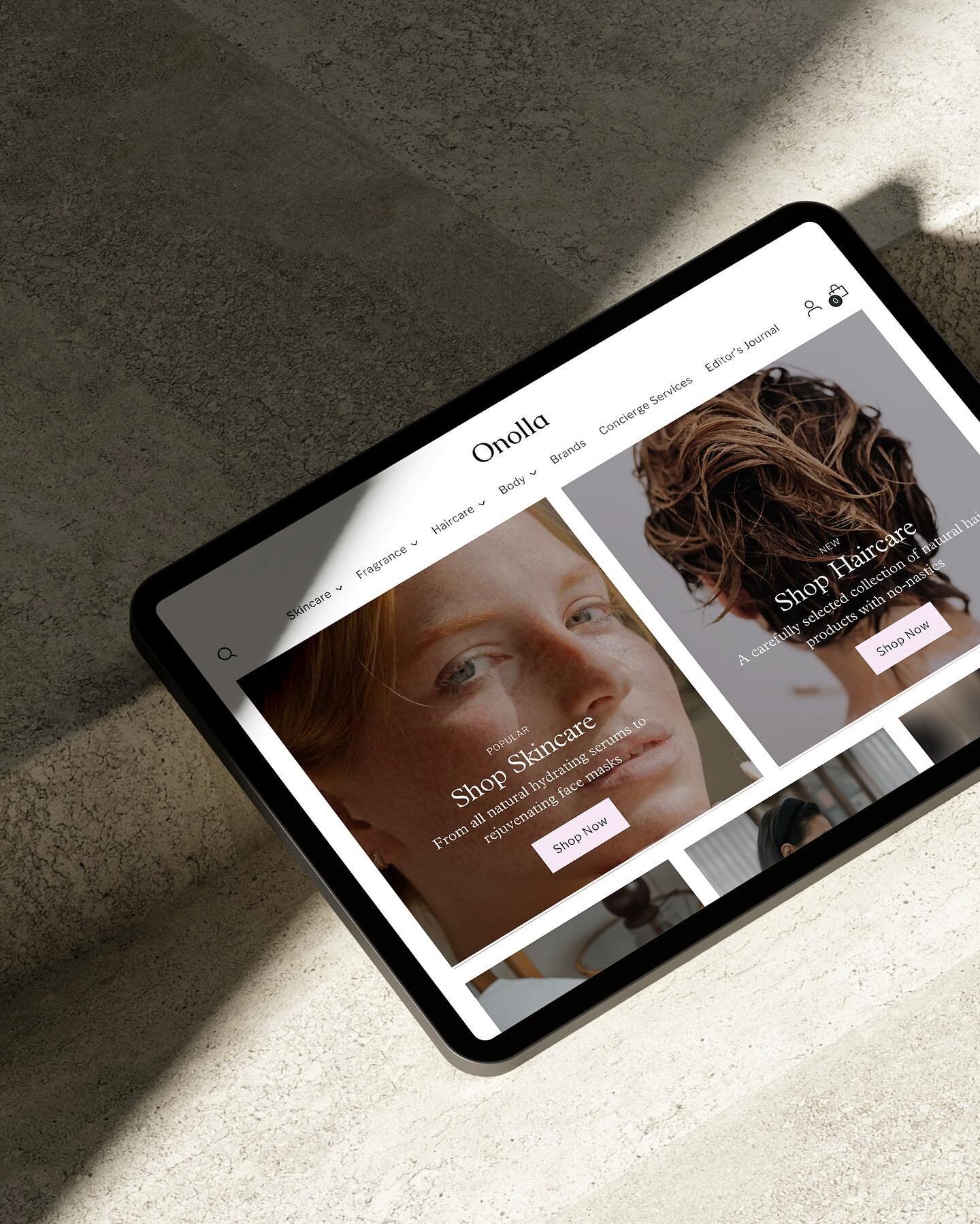 We had the pleasure of being chosen to create a brand new website for the ultimate independent wellness destination @onollaofficial. Created by prestigious journalist and wellness expert Suzanne Duckett - she tasked us to create a new strong brand id