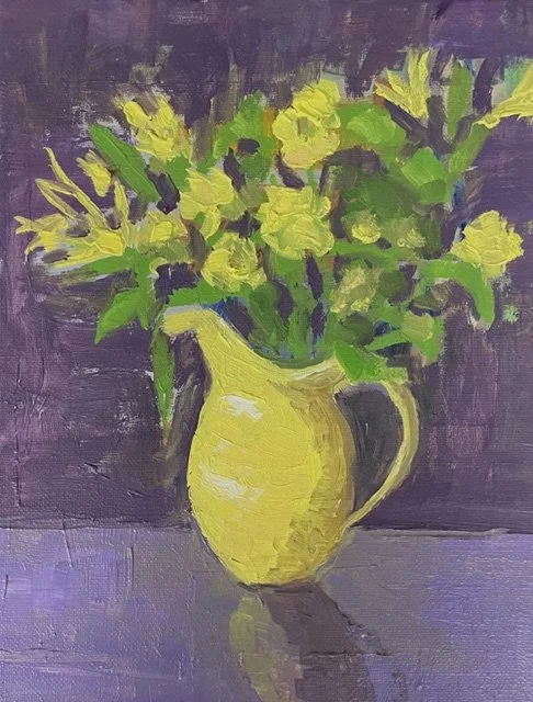 Yellow Pitcher 10x8 Oil