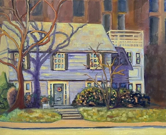 Last House on Woodmont 16x20 Oil