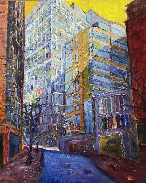 Woodmont Ave 20x16 Oil 